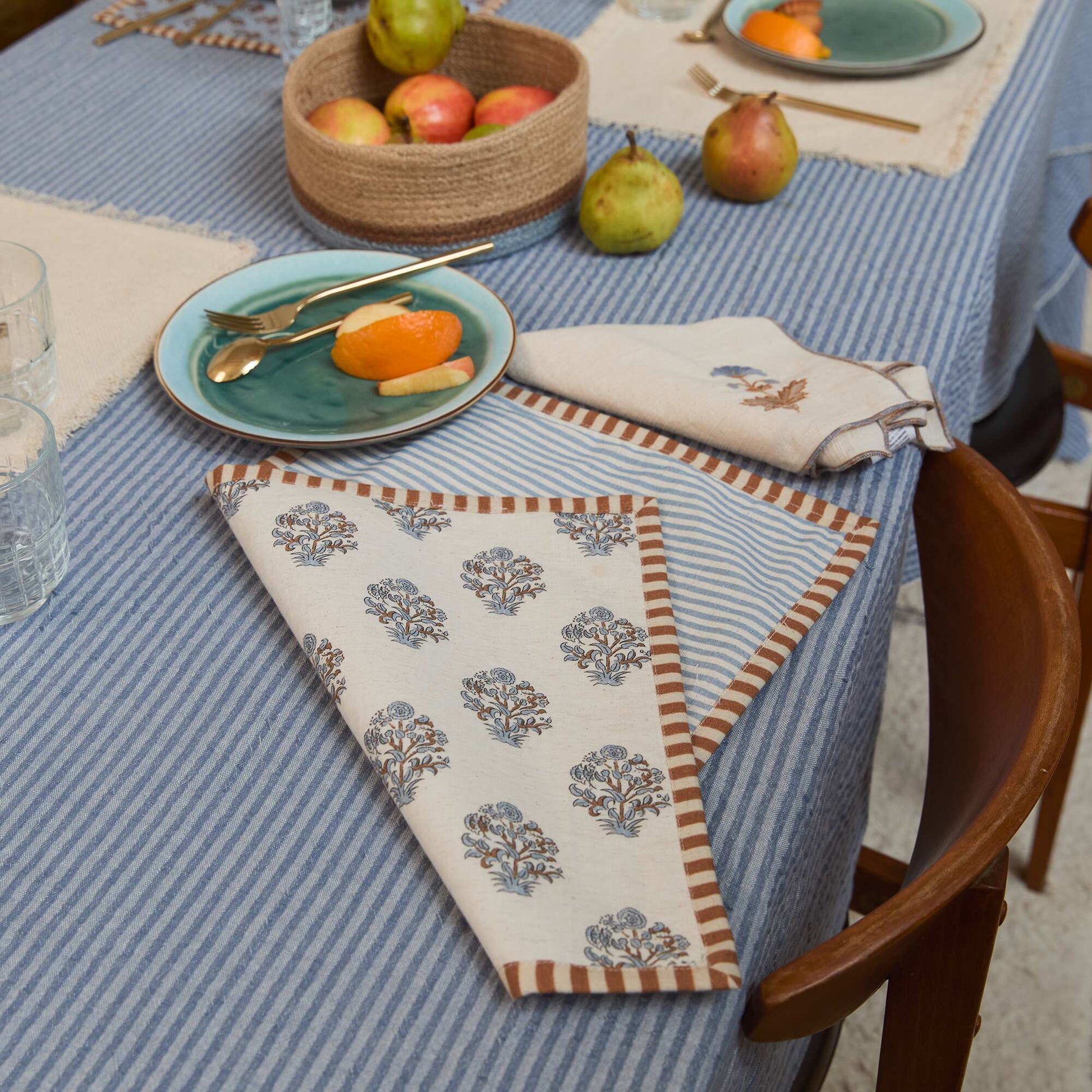 Set of 2 rectangular placemats WHITE