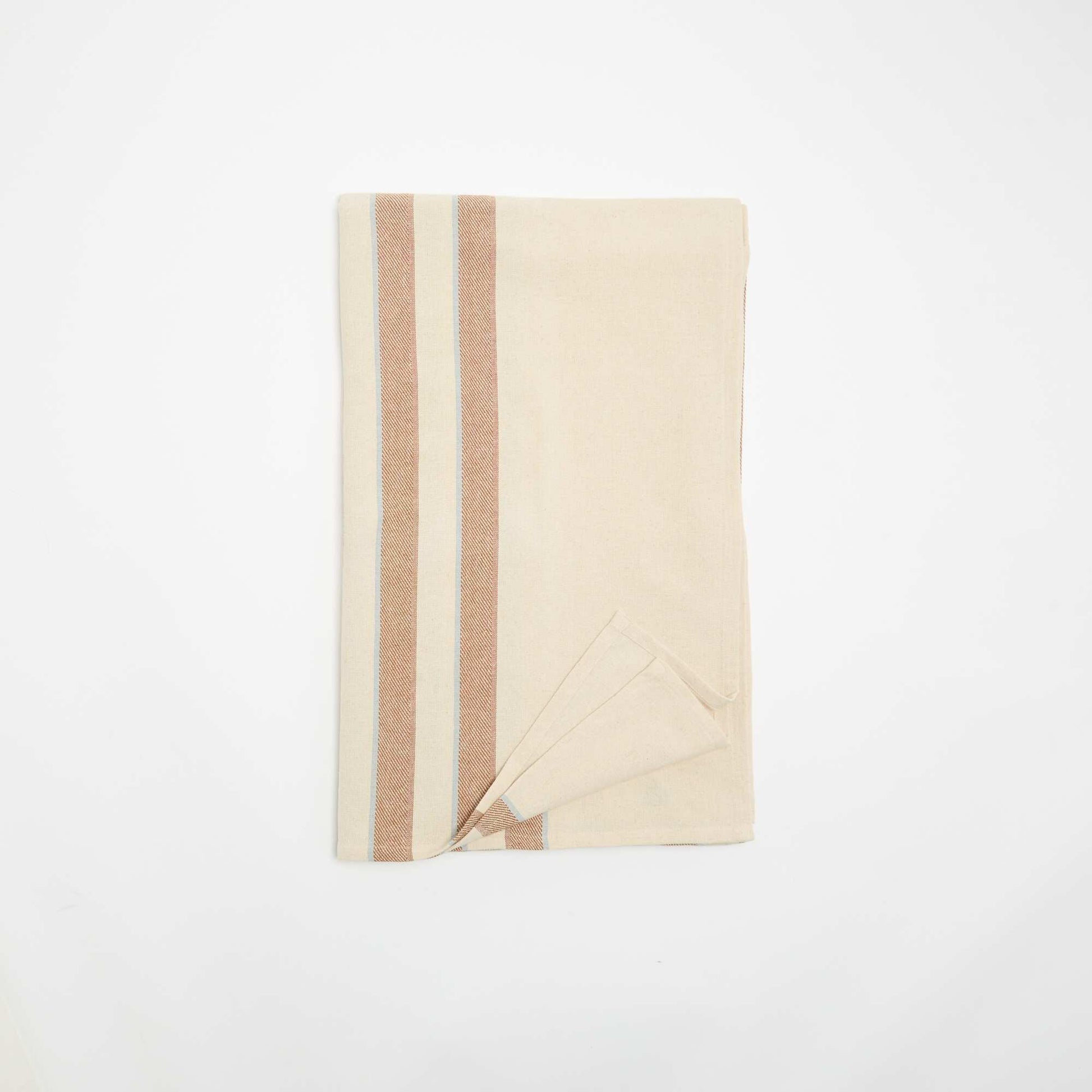Striped Tablecloth - Kiabi Home TERRACOTTA