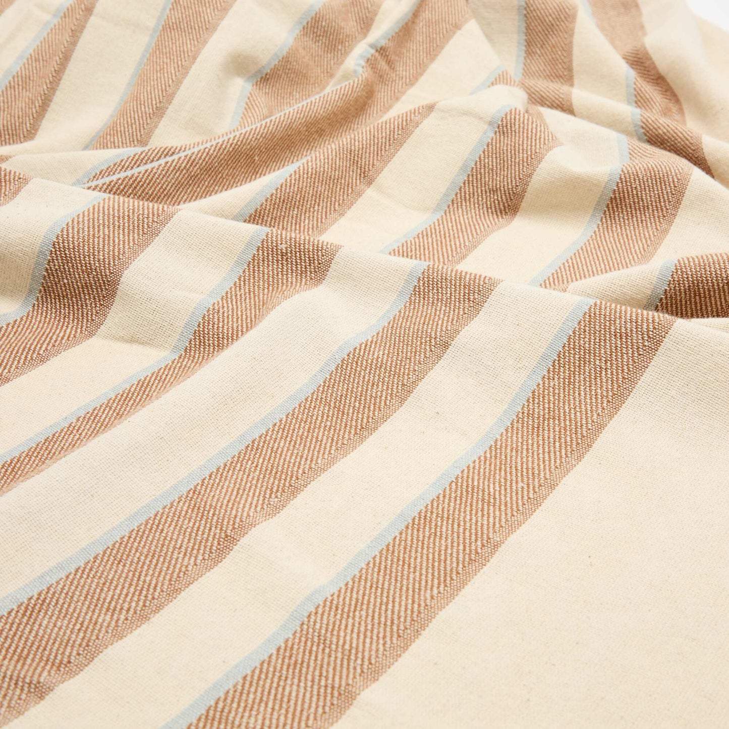 Striped Tablecloth - Kiabi Home TERRACOTTA