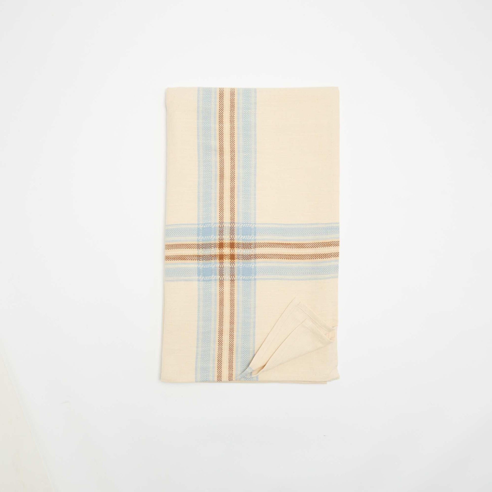 Striped Tablecloth - 150 x 250 cm BEIGE