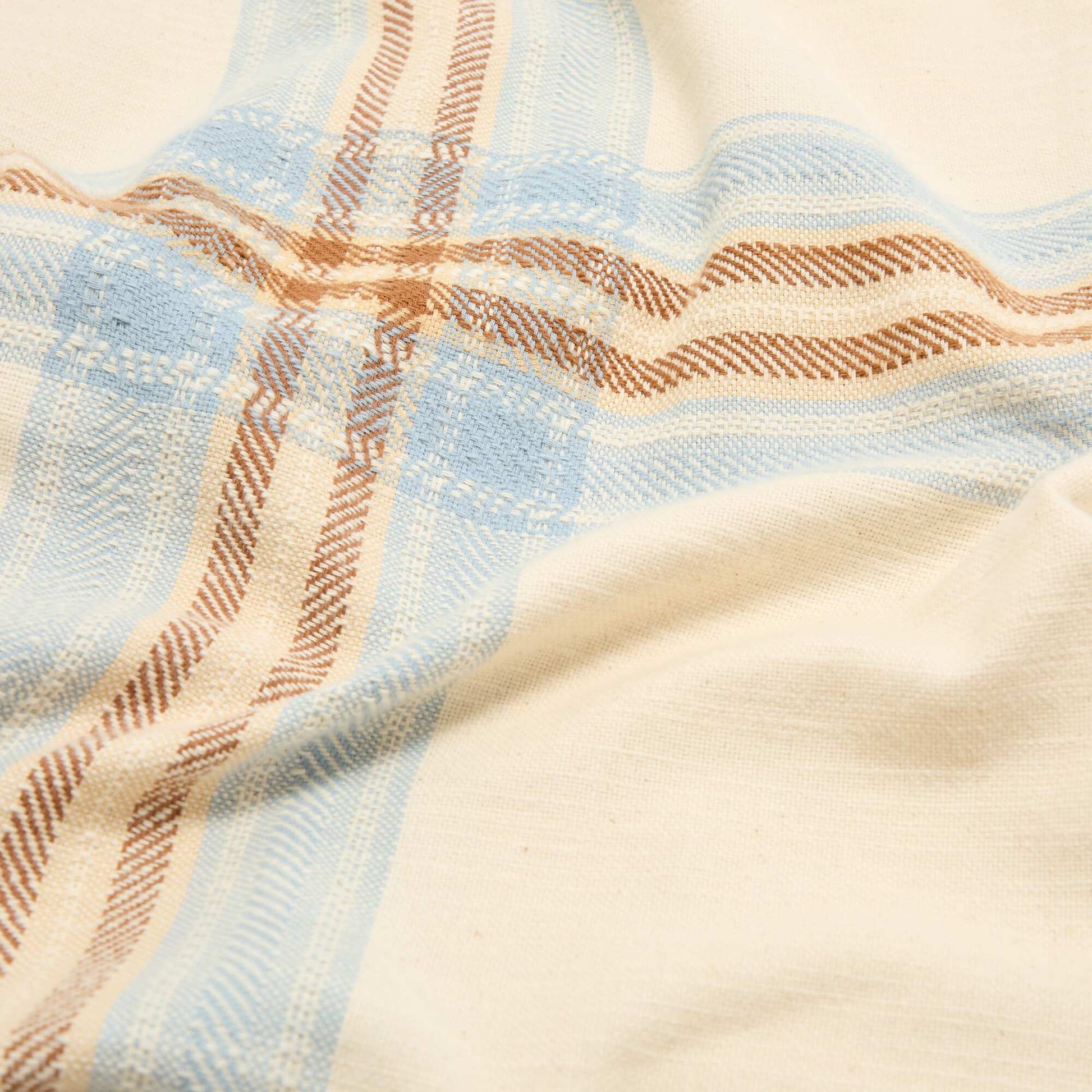 Striped Tablecloth - 150 x 250 cm BEIGE