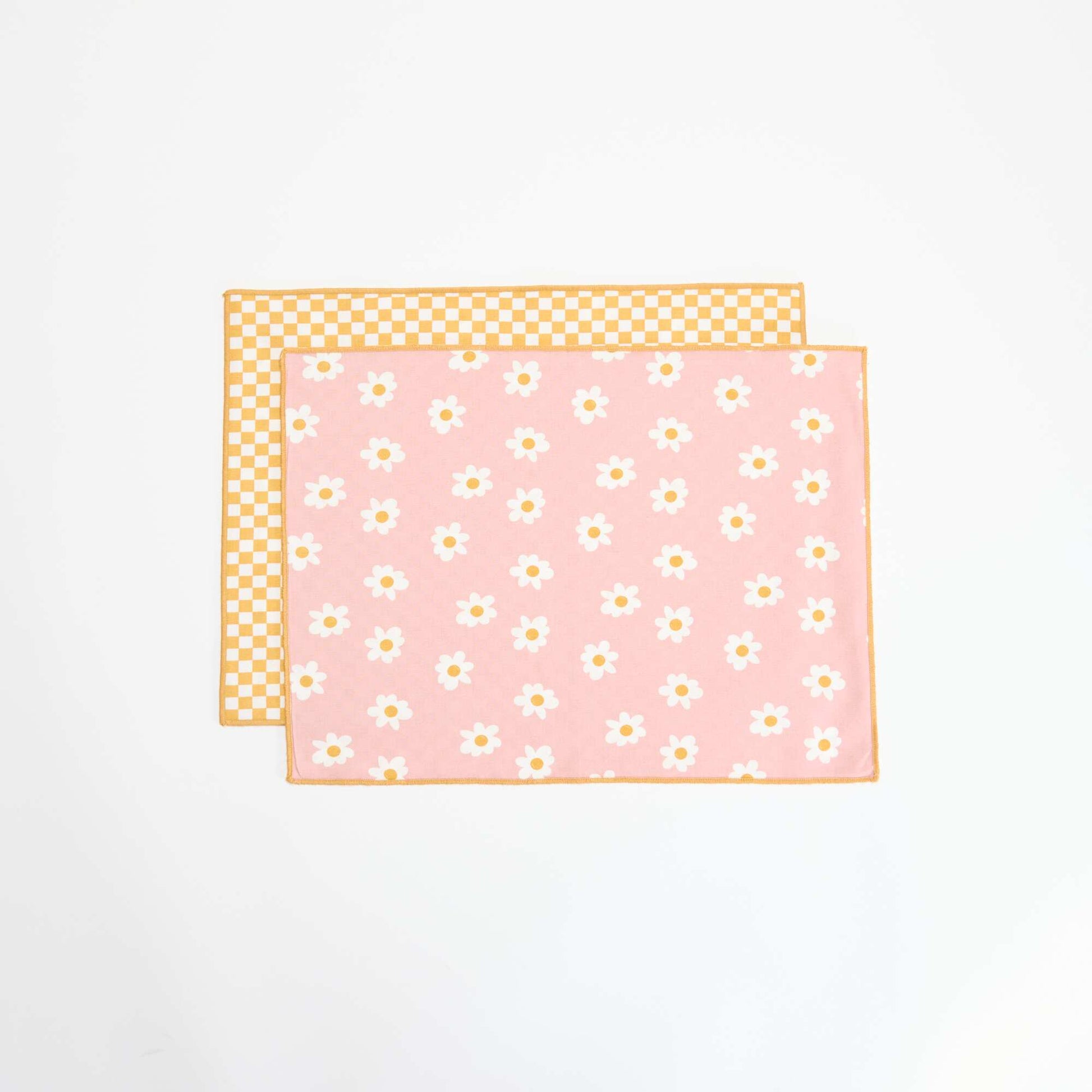 Set of 2 placemats PINK
