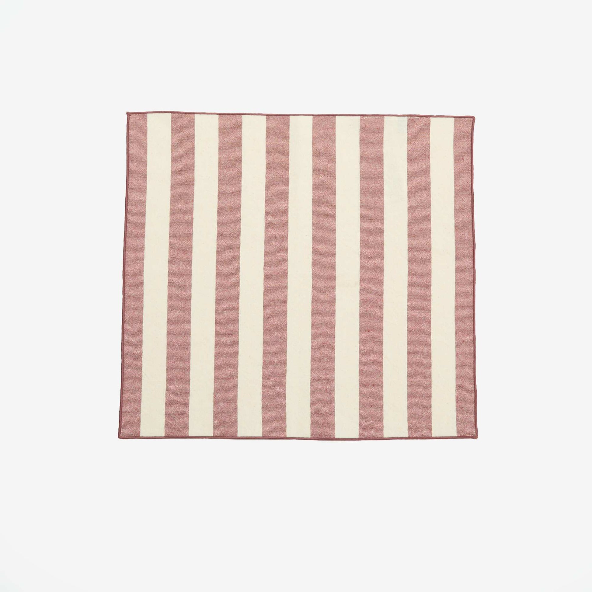 Set of 2 Plain 2-in-1 Placemats/Napkins 40 x 40 cm PINK