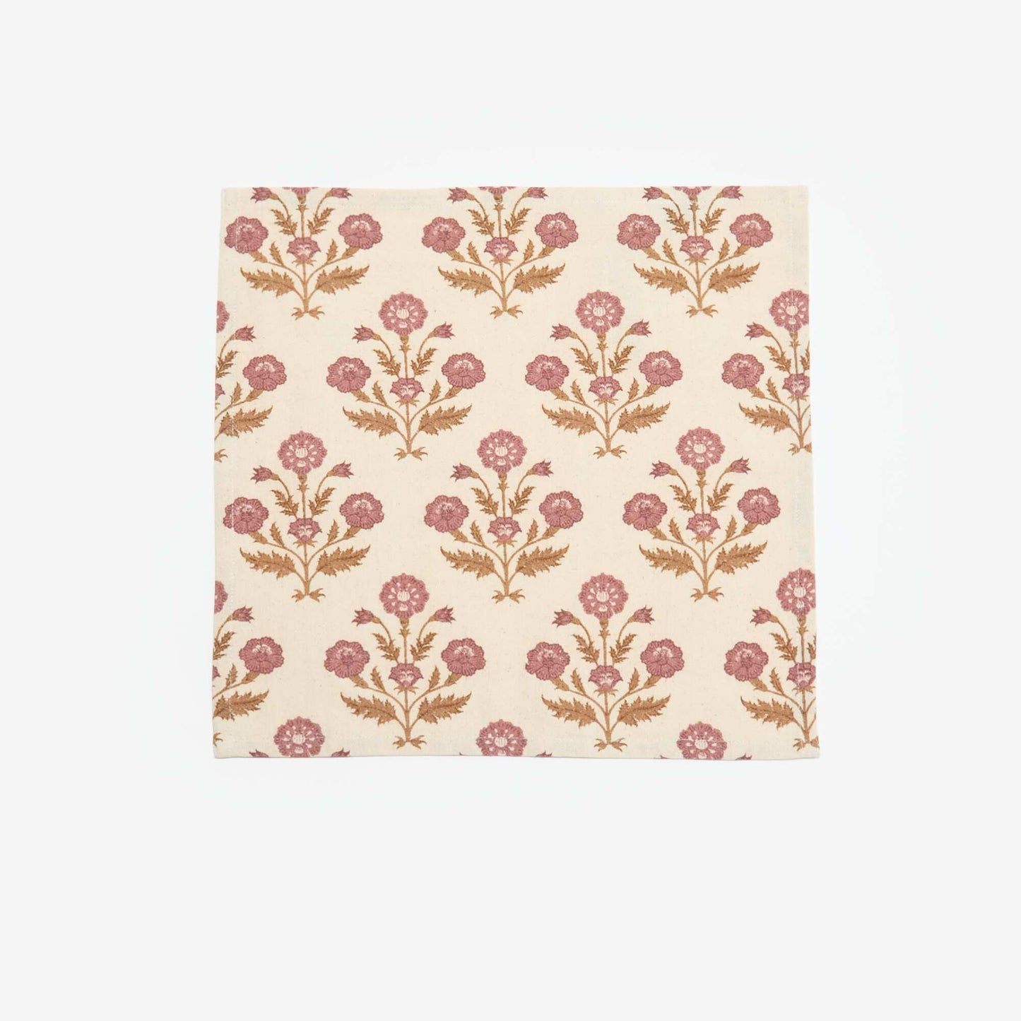 Set of 2 Plain 2-in-1 Placemats/Napkins 40 x 40 cm PINK