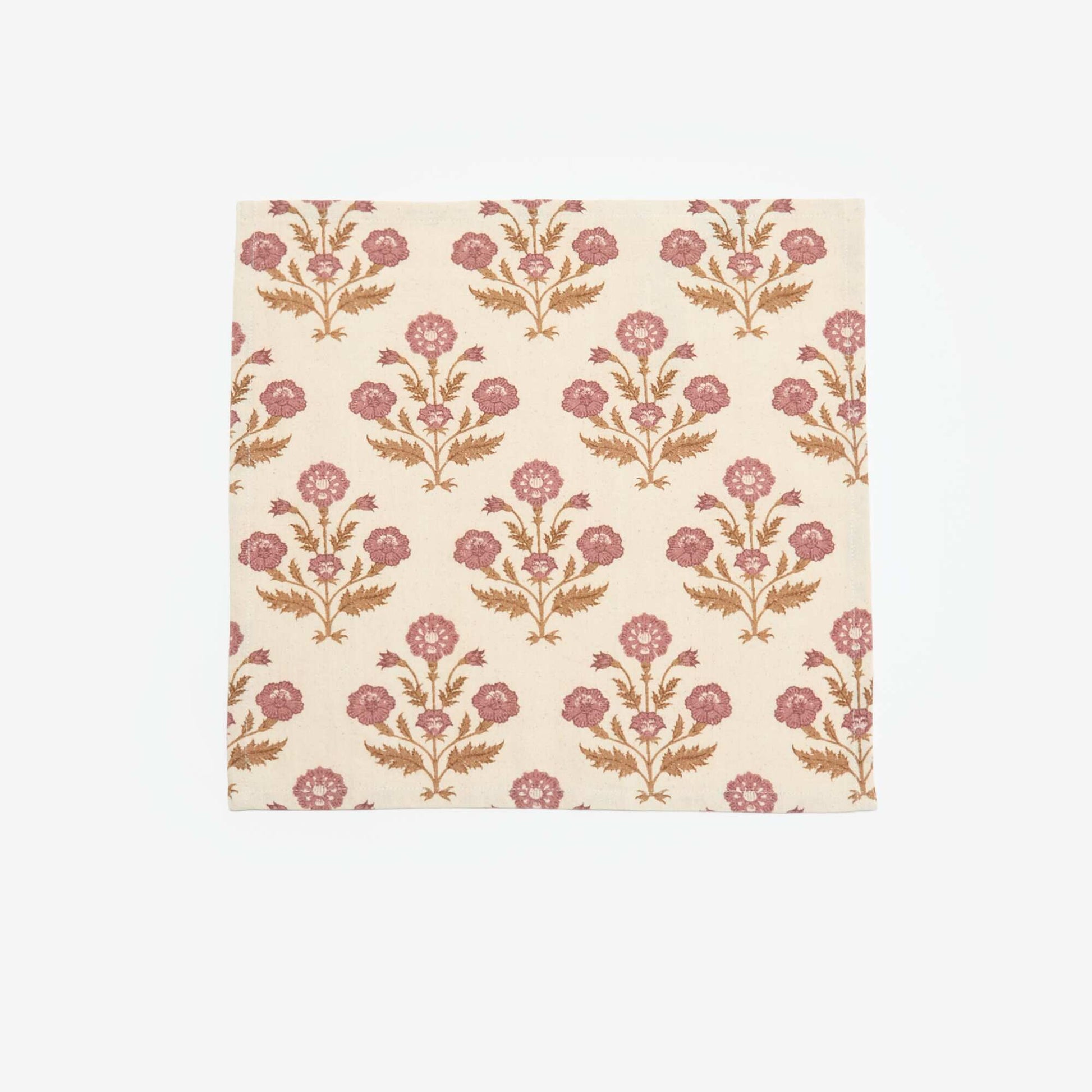 Set of 2 Plain 2-in-1 Placemats/Napkins 40 x 40 cm PINK