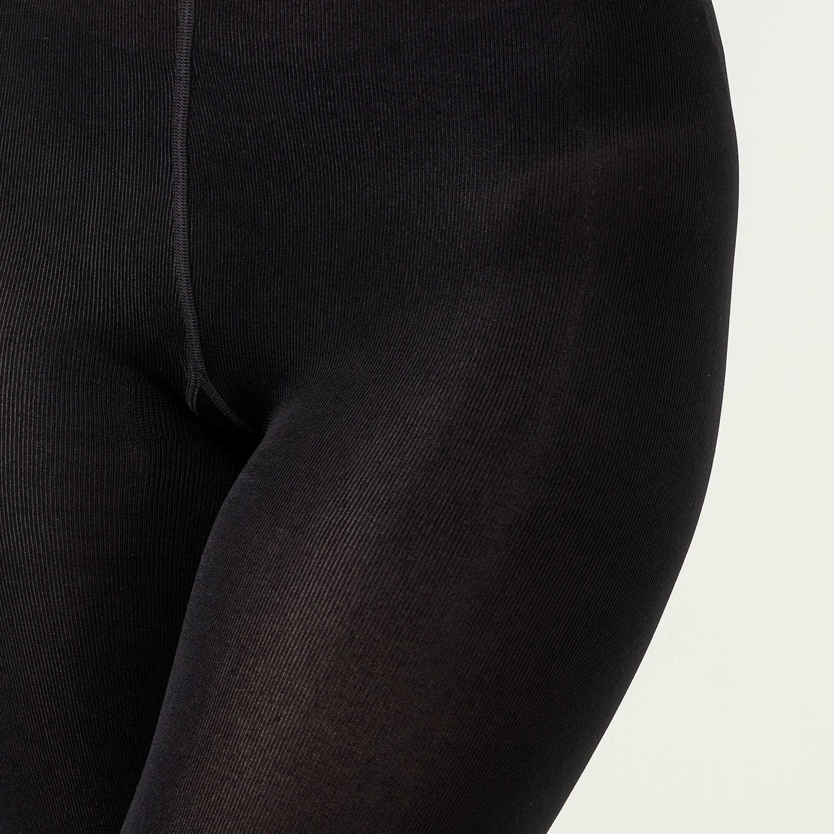 Warm fleece-lined tights BLACK