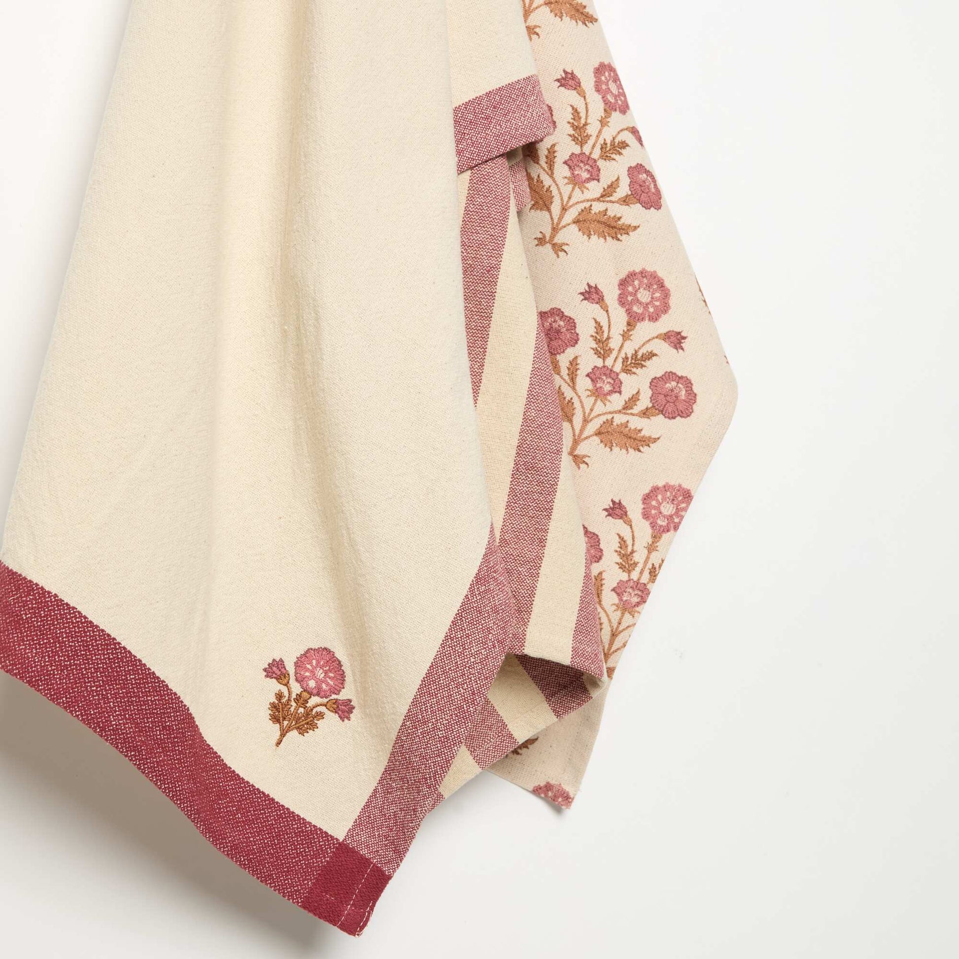 Set of 3 Tea Towels PINK