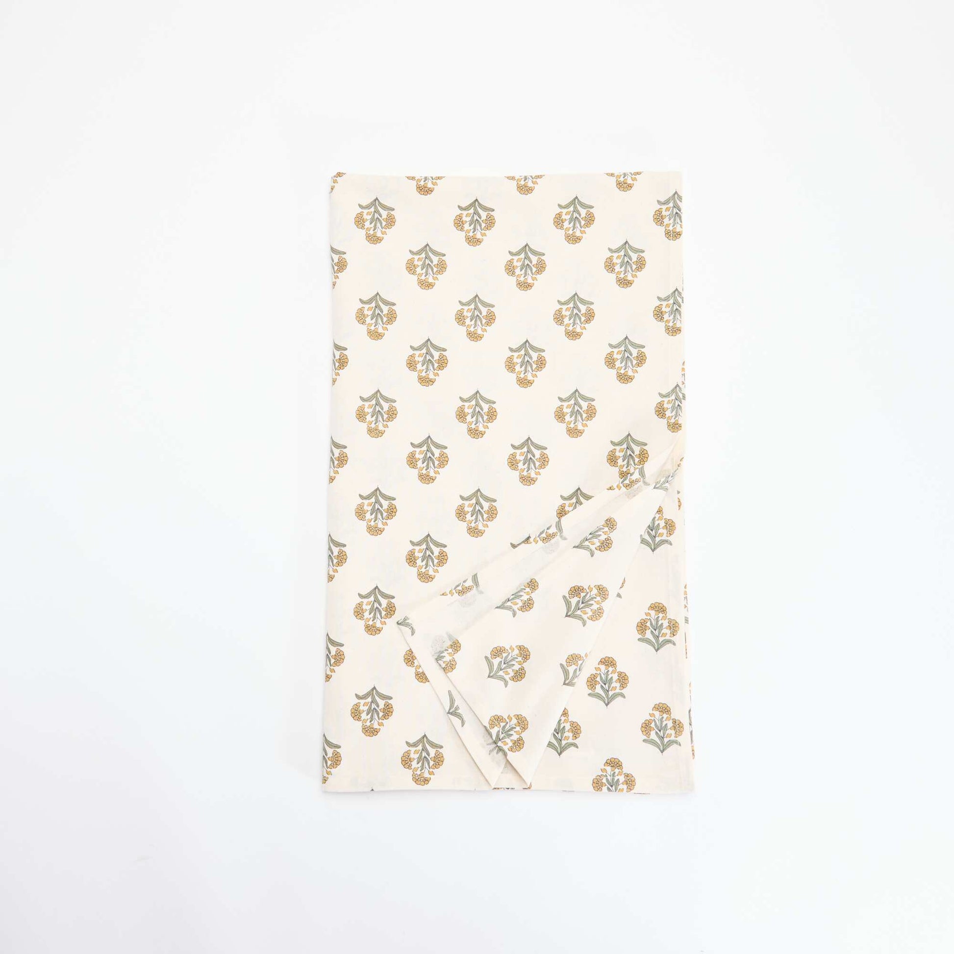 Floral print tablecloth GREEN