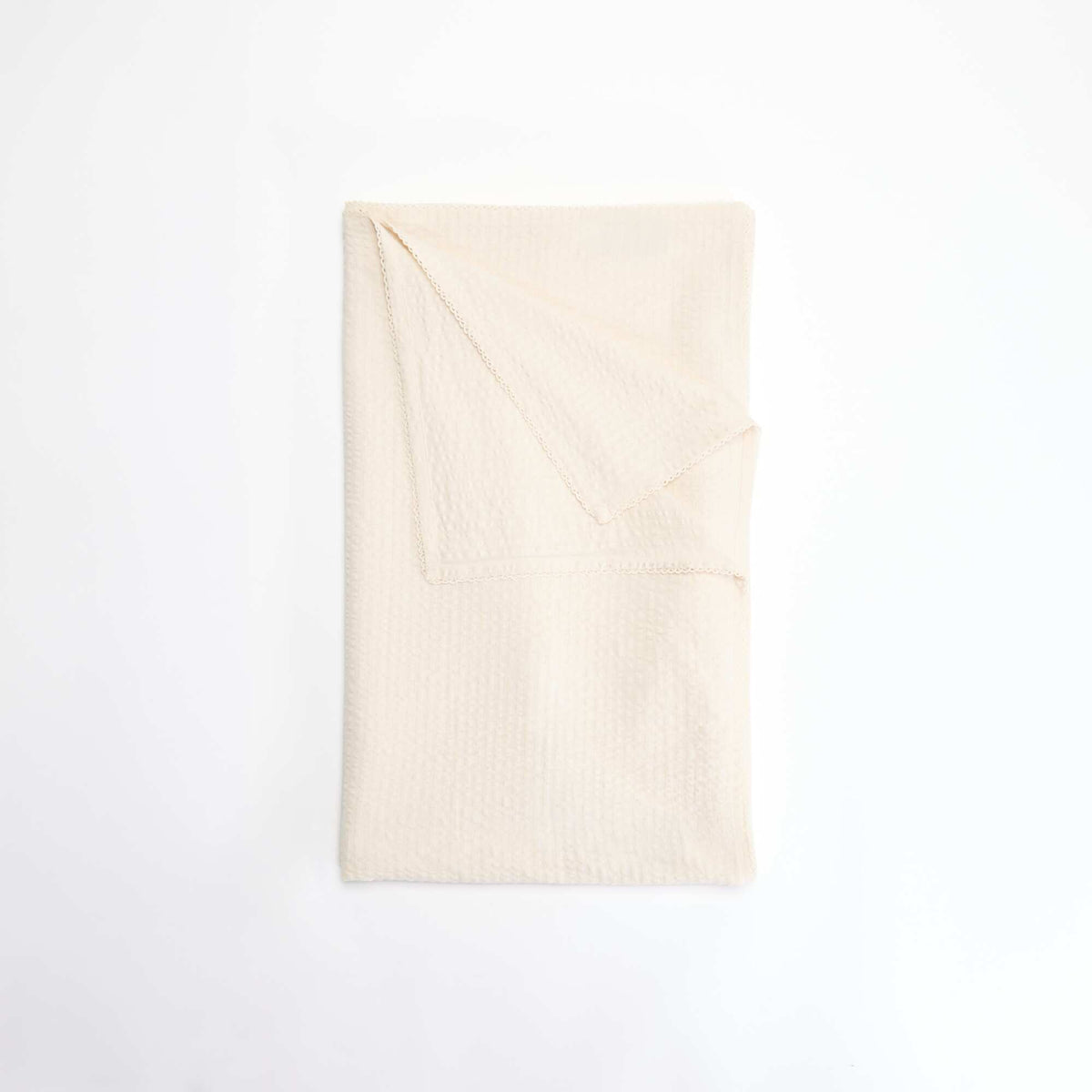 Waffle fabric tablecloth BEIGE