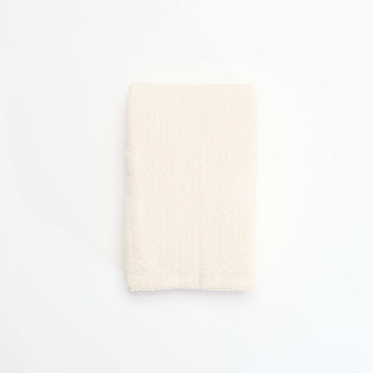 Waffle fabric tablecloth BEIGE