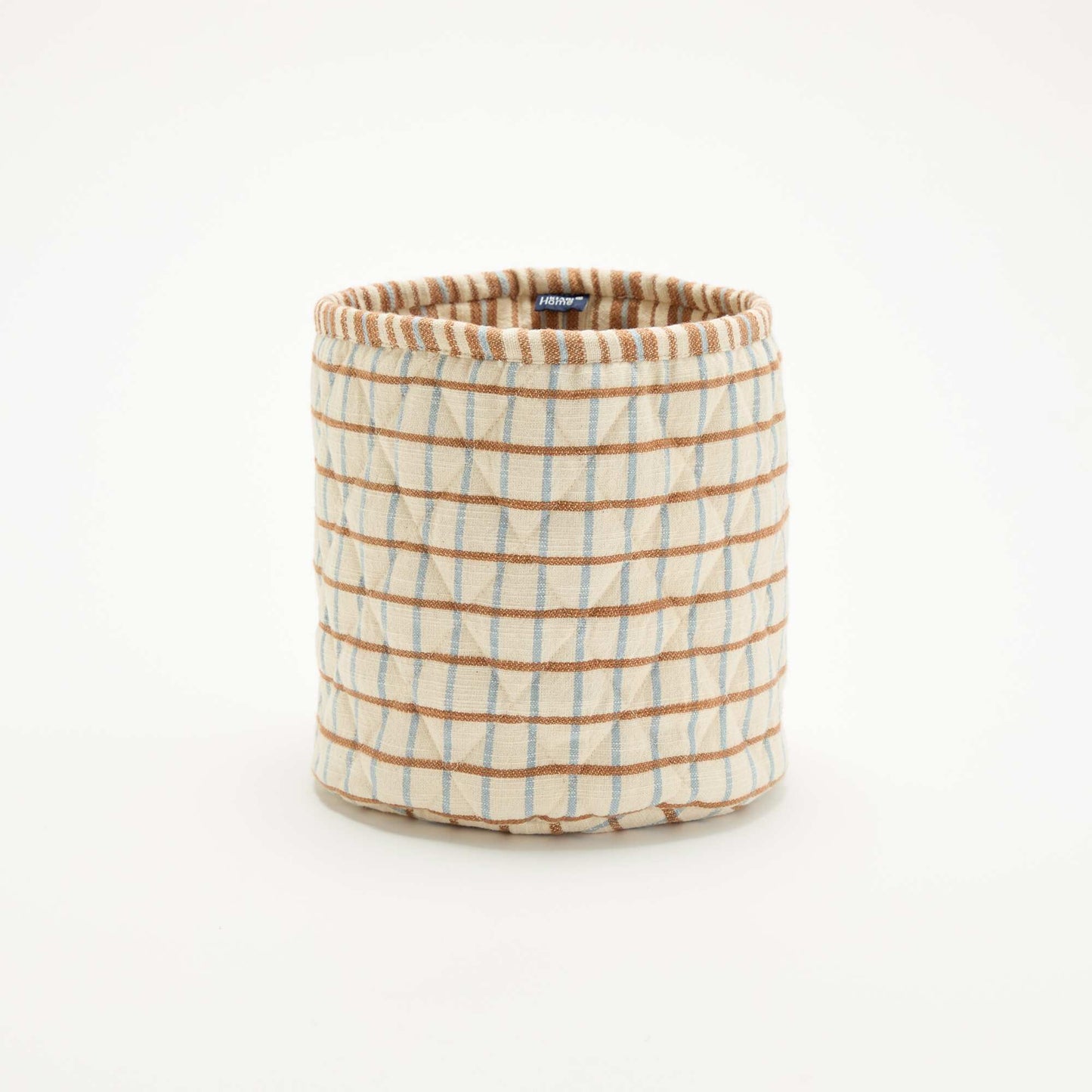 Small Printed Storage Basket - Kiabi Home BROWN