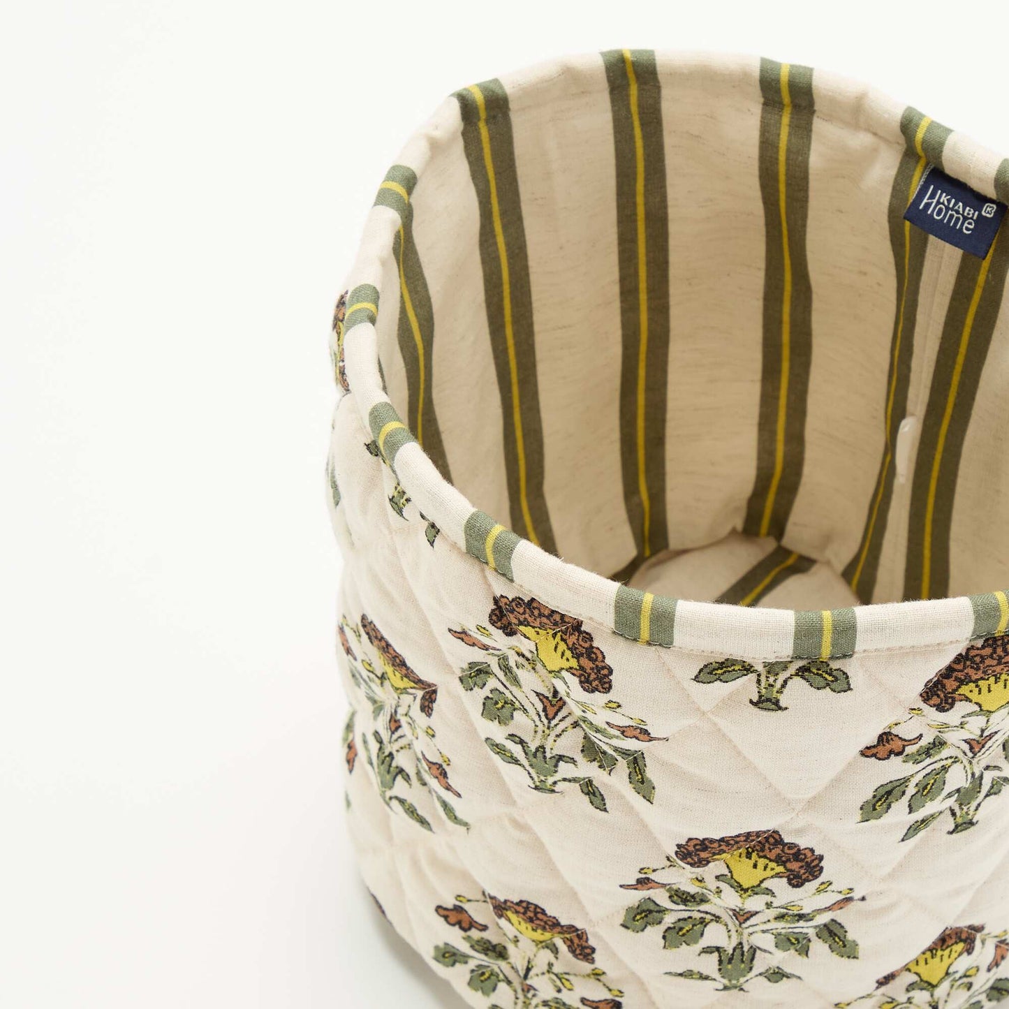 Small printed storage basket - Kiabi Home GREEN