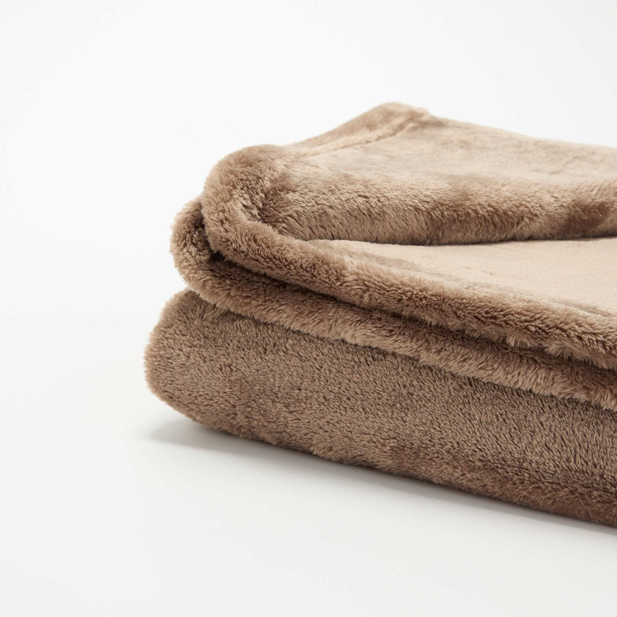 Fleece Throw BROWN