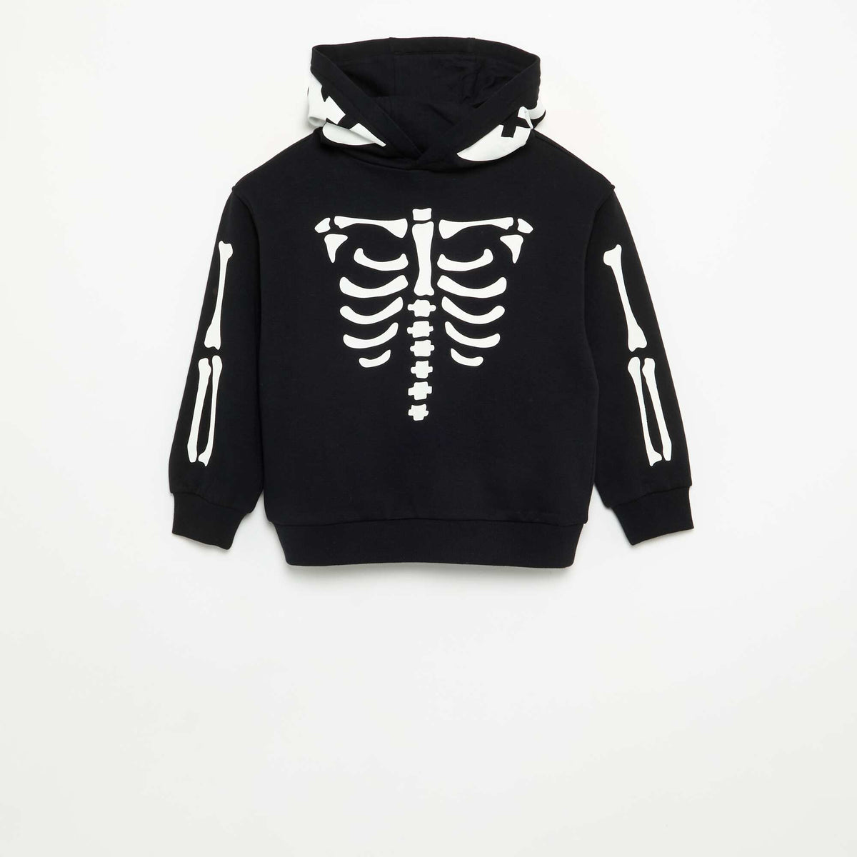 'Halloween' Long-Sleeved Sweatshirt BLACK