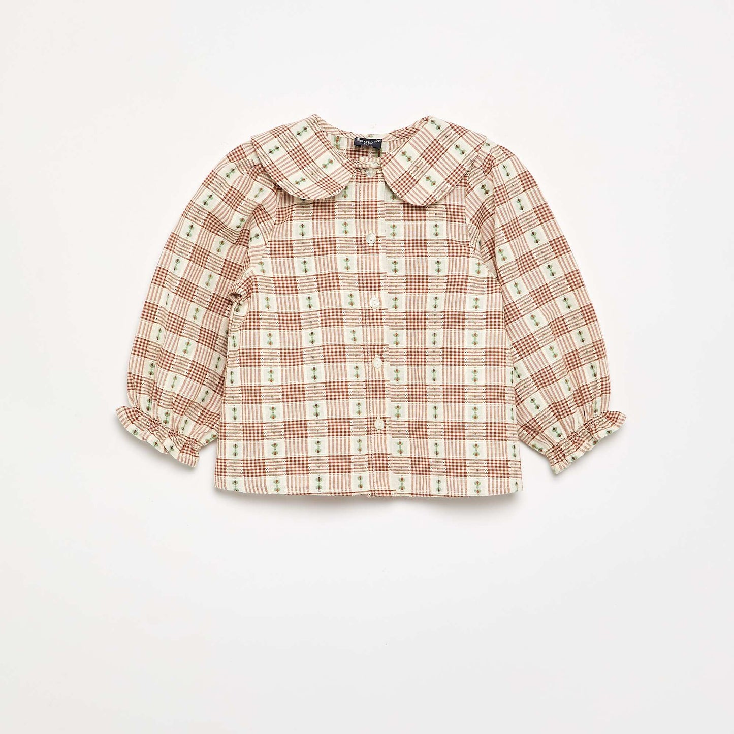 Patterned Blouse BEIGE