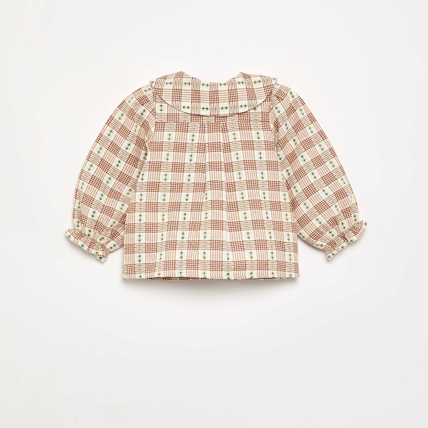 Patterned Blouse BEIGE