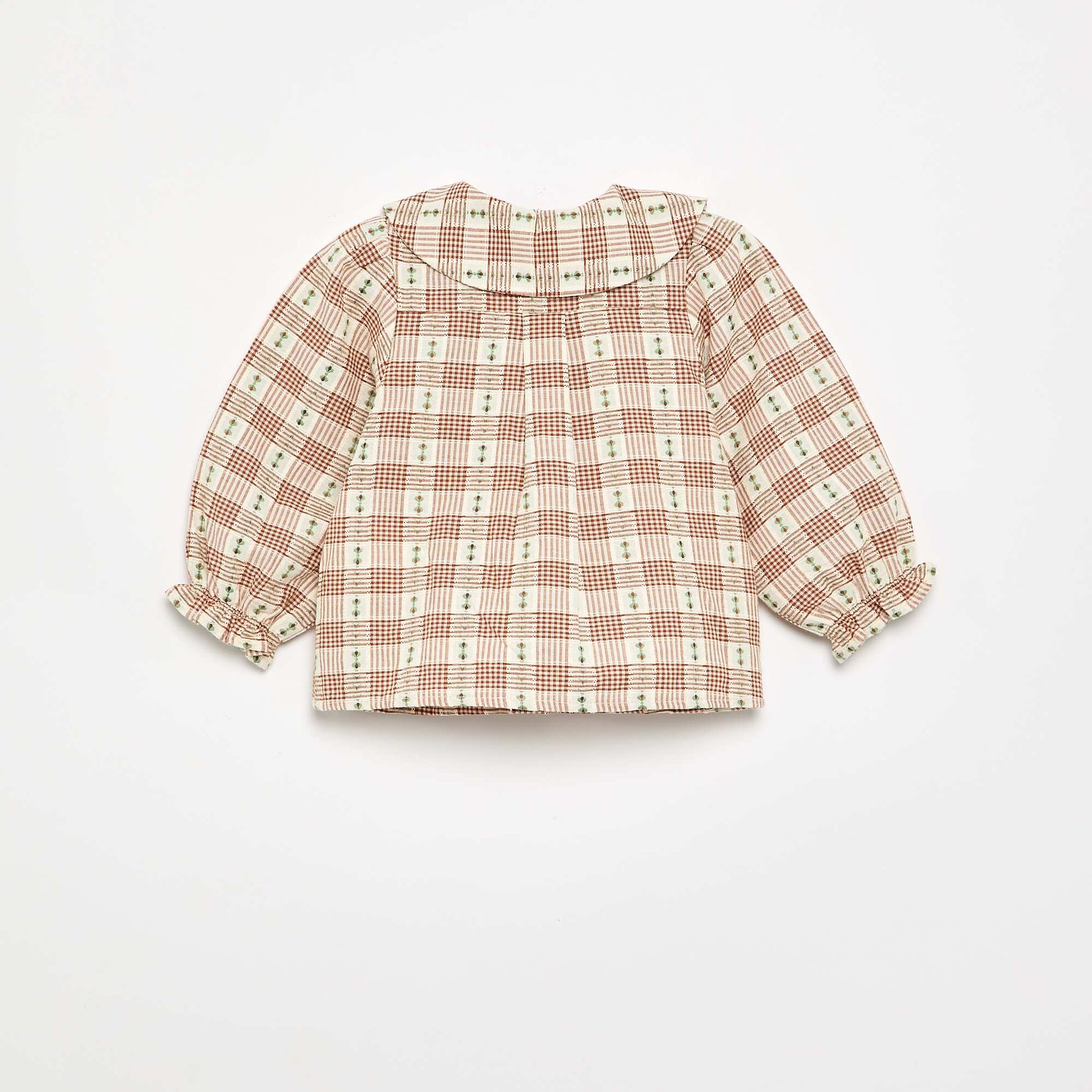 Patterned Blouse BEIGE