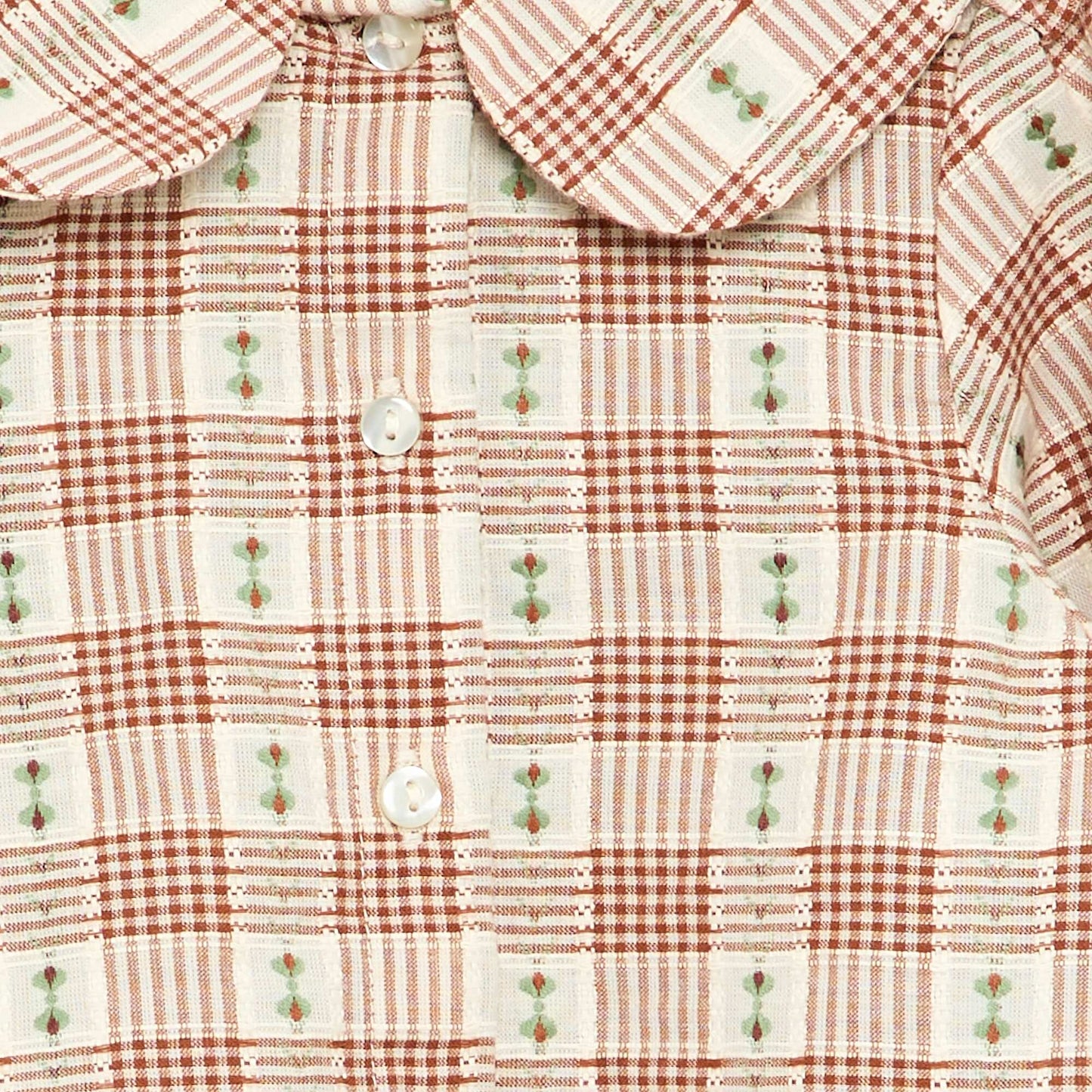 Patterned Blouse BEIGE