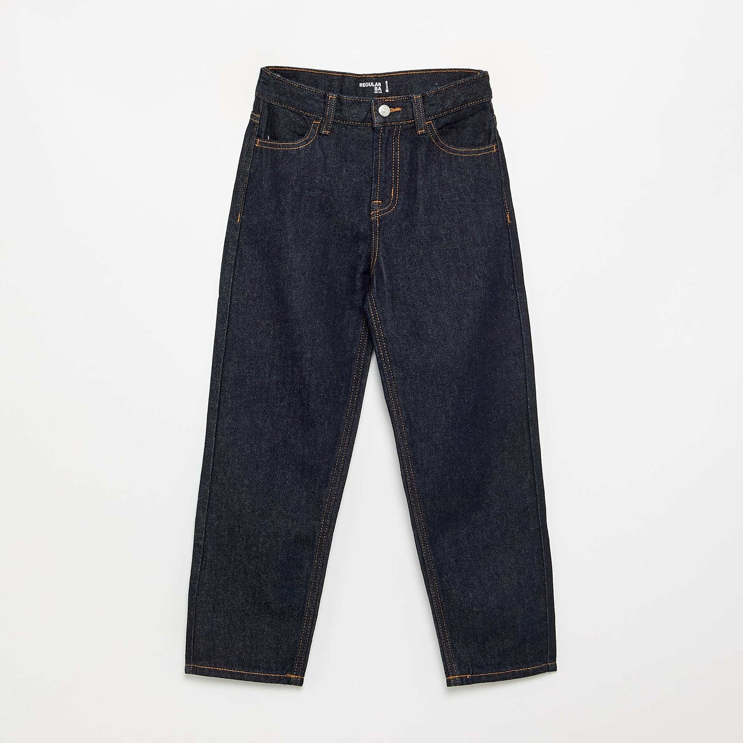 Straight-leg denim trousers BLUE