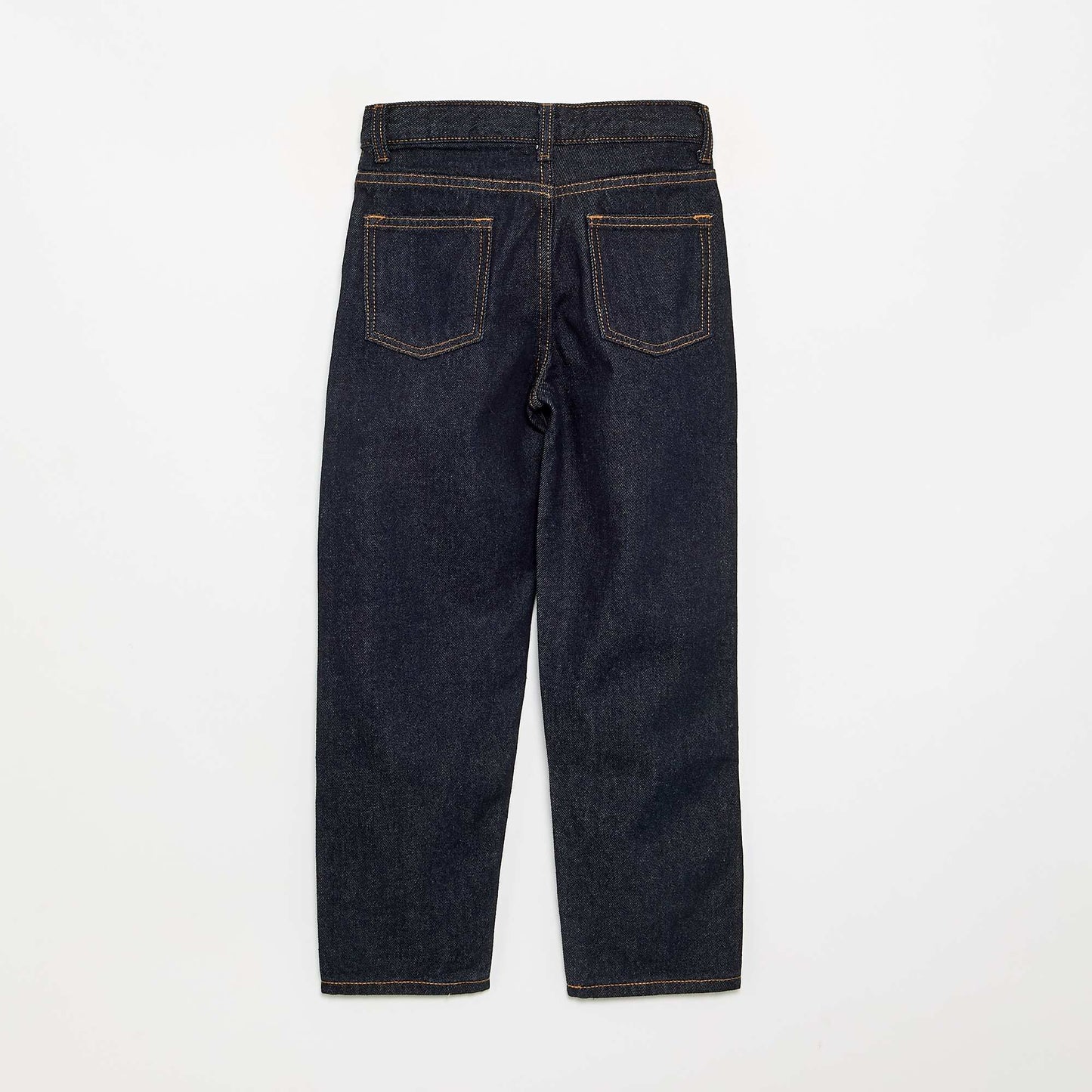 Straight-leg denim trousers BLUE