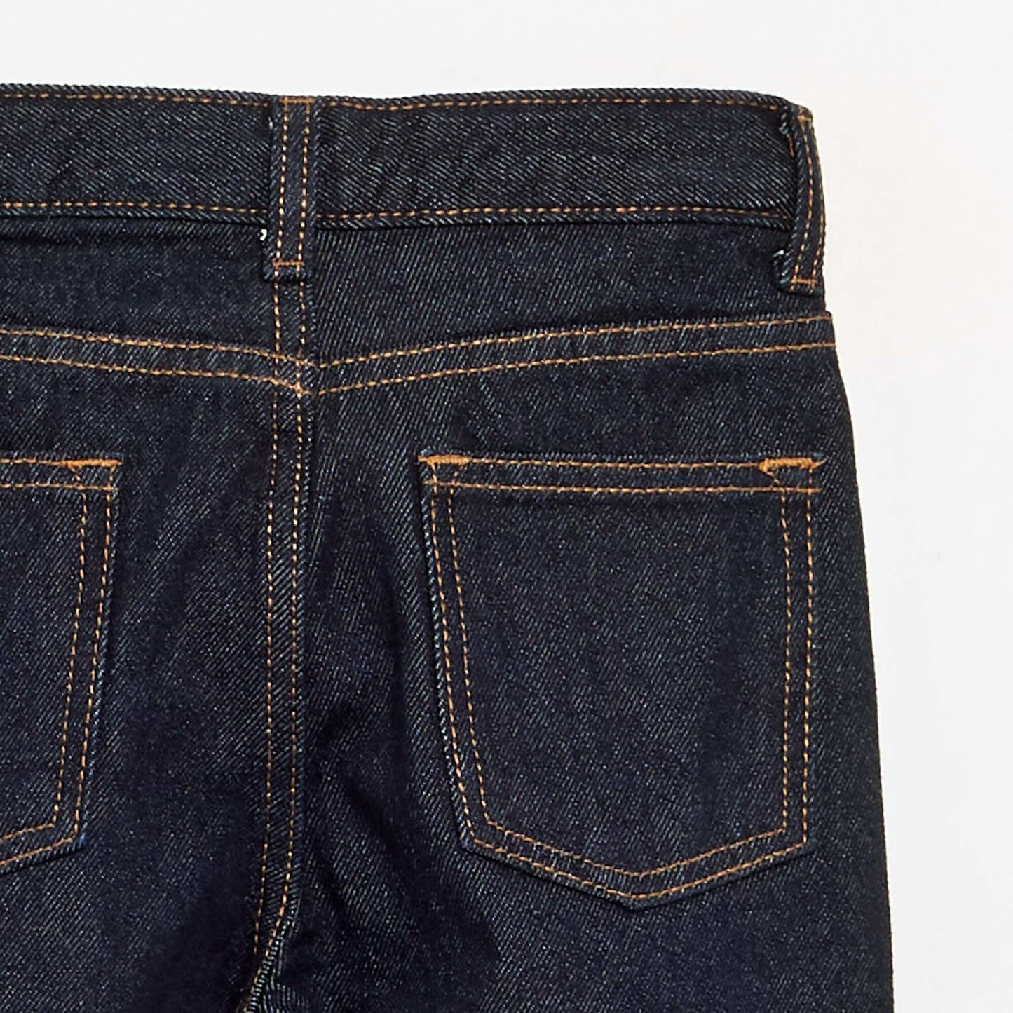 Straight-leg denim trousers BLUE