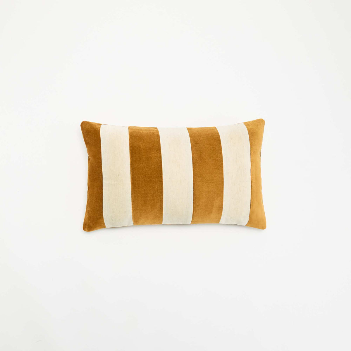 Two-material Cushion Cover BROWN
