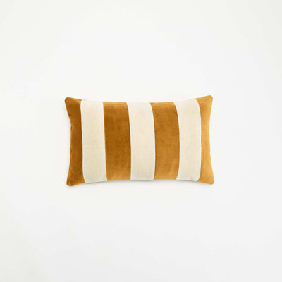 Two-material Cushion Cover BROWN