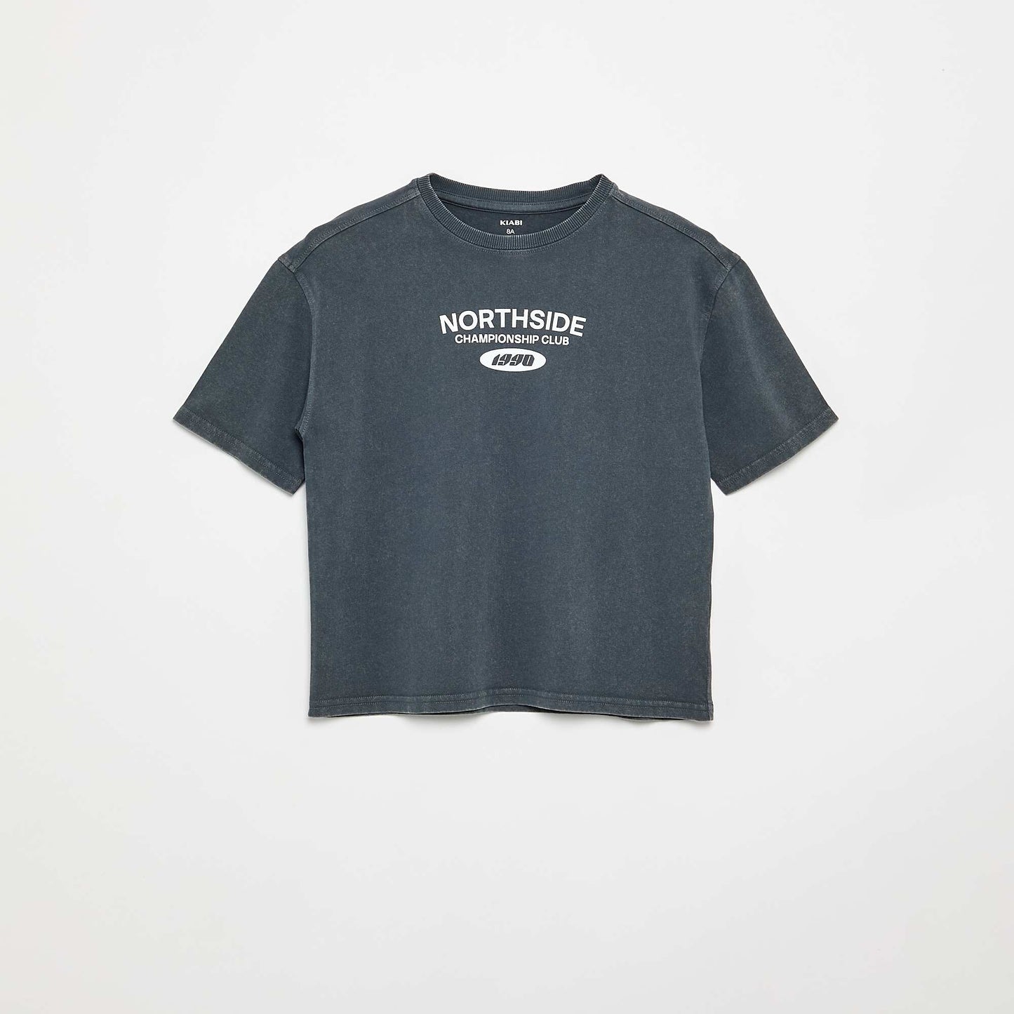 Printed Short Sleeve T-Shirt GREY