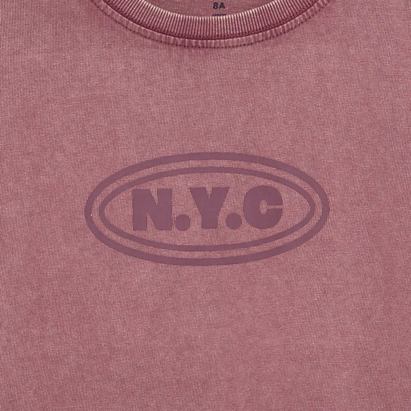 Printed Short-Sleeved T-shirt PURPLE
