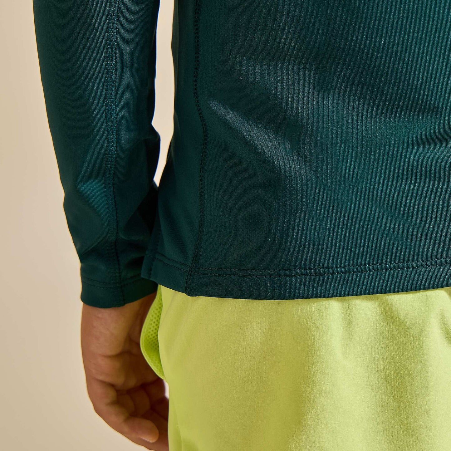 Zip-neck sports jacket GREEN