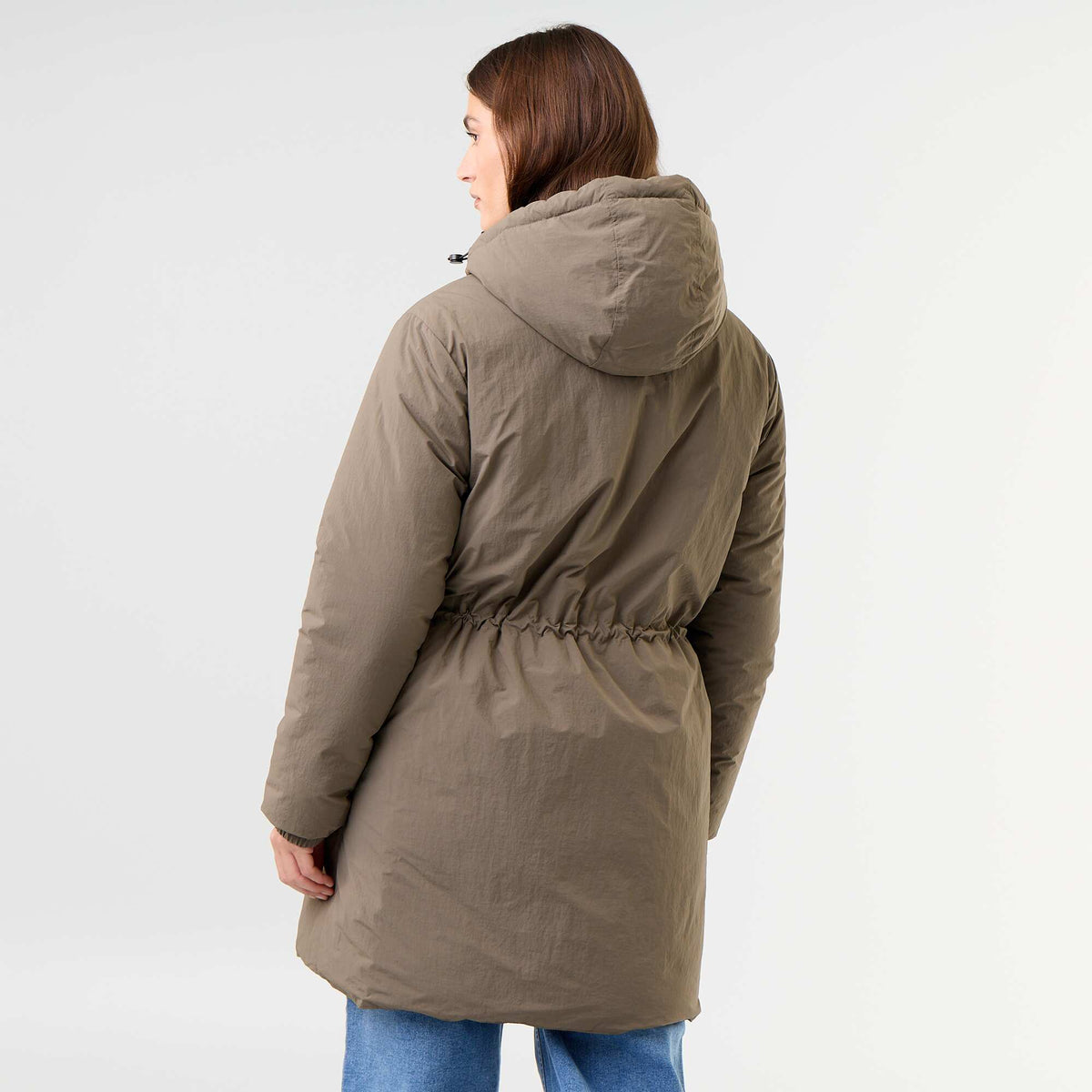 Long Reversible Parka KHAKI