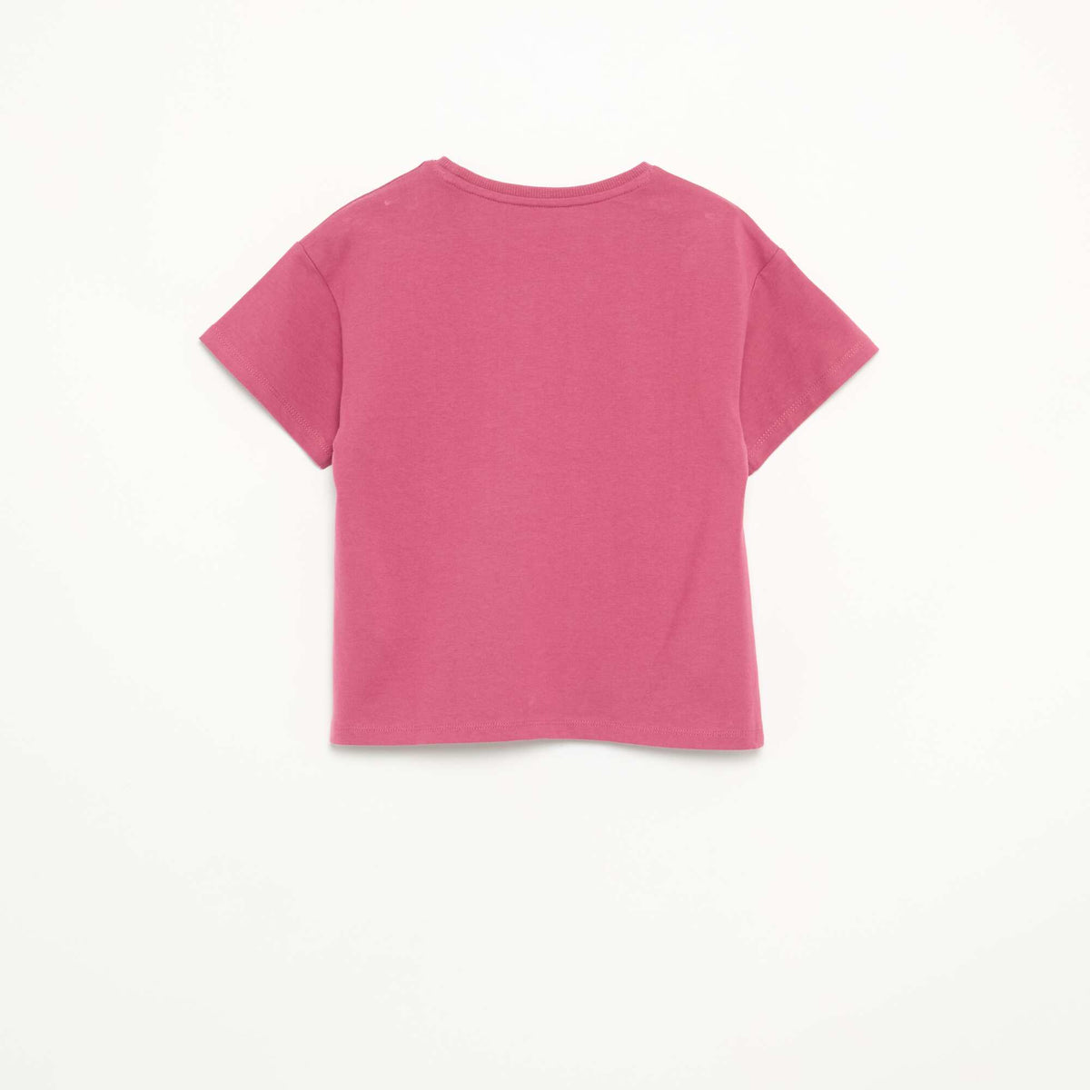 Kid's Plain Short-Sleeved T-Shirt - Kiabi PINK