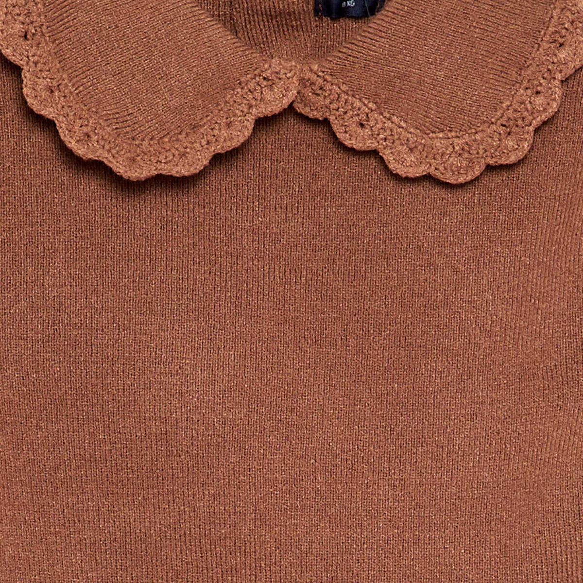 Compact knit sweatshirt + leggings set - 2 pieces BROWN