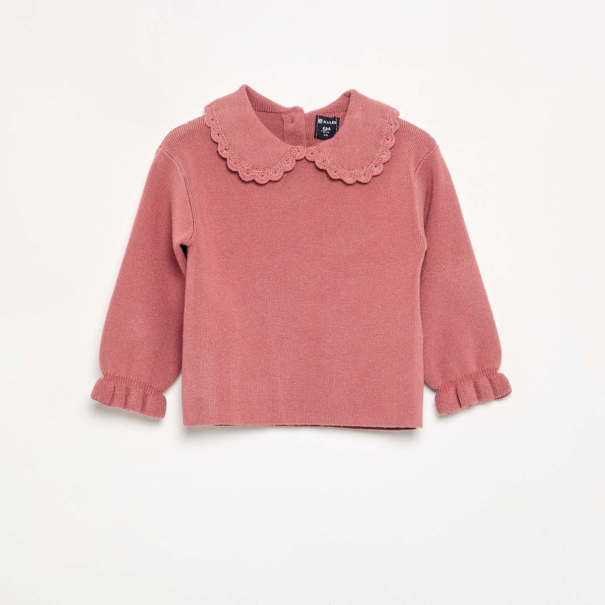 Compact knit sweatshirt + leggings set - 2 pieces PINK