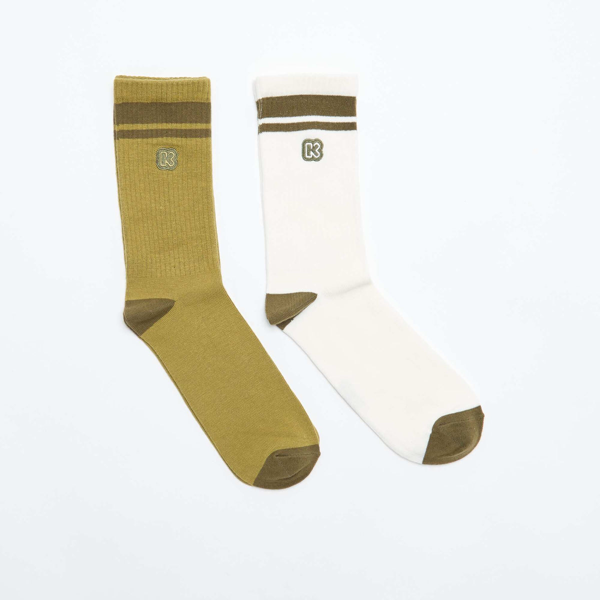 Men's 2-Pack Socks - Kiabi GREEN