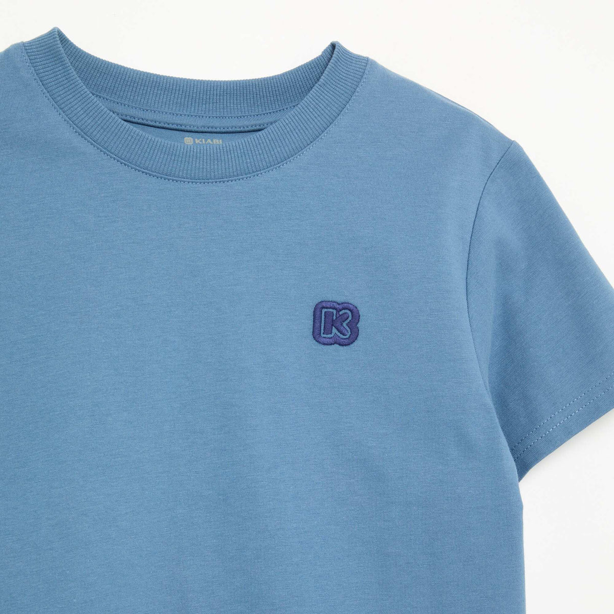 Solid Short-Sleeved T-shirt for Kids - Kiabi BLUE