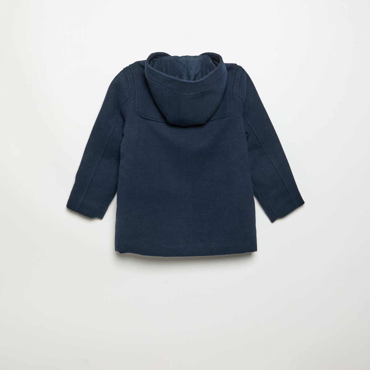 Hooded toggle coat BLUE