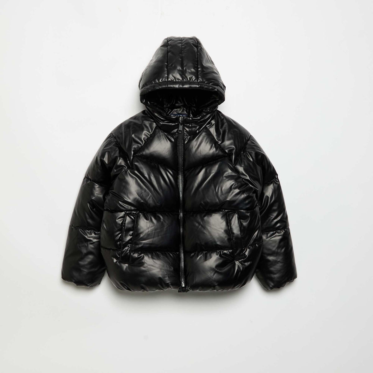 Hooded Padded Jacket BLACK