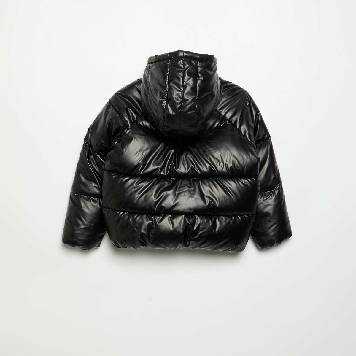 Hooded Padded Jacket BLACK
