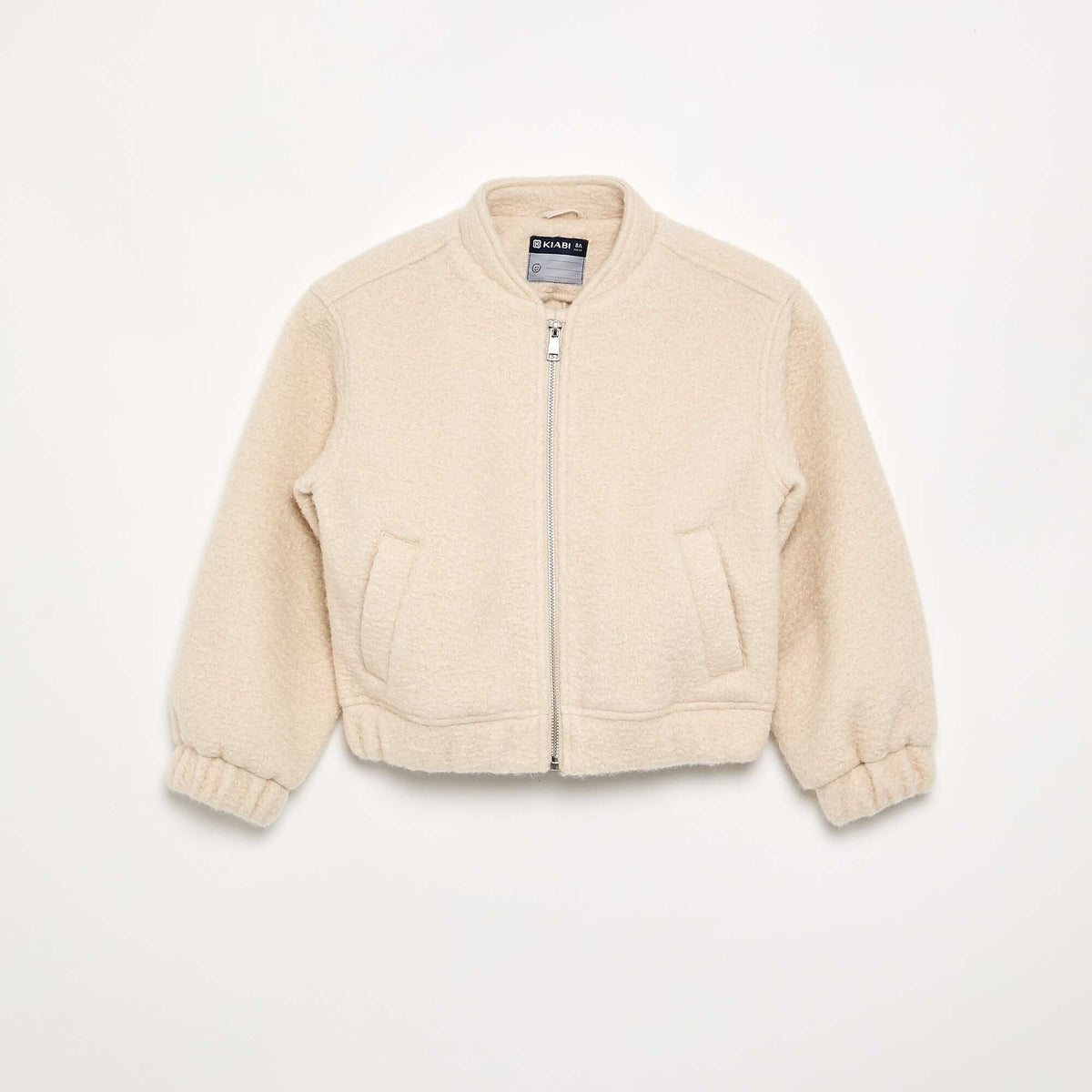 Faux wool jacket BEIGE
