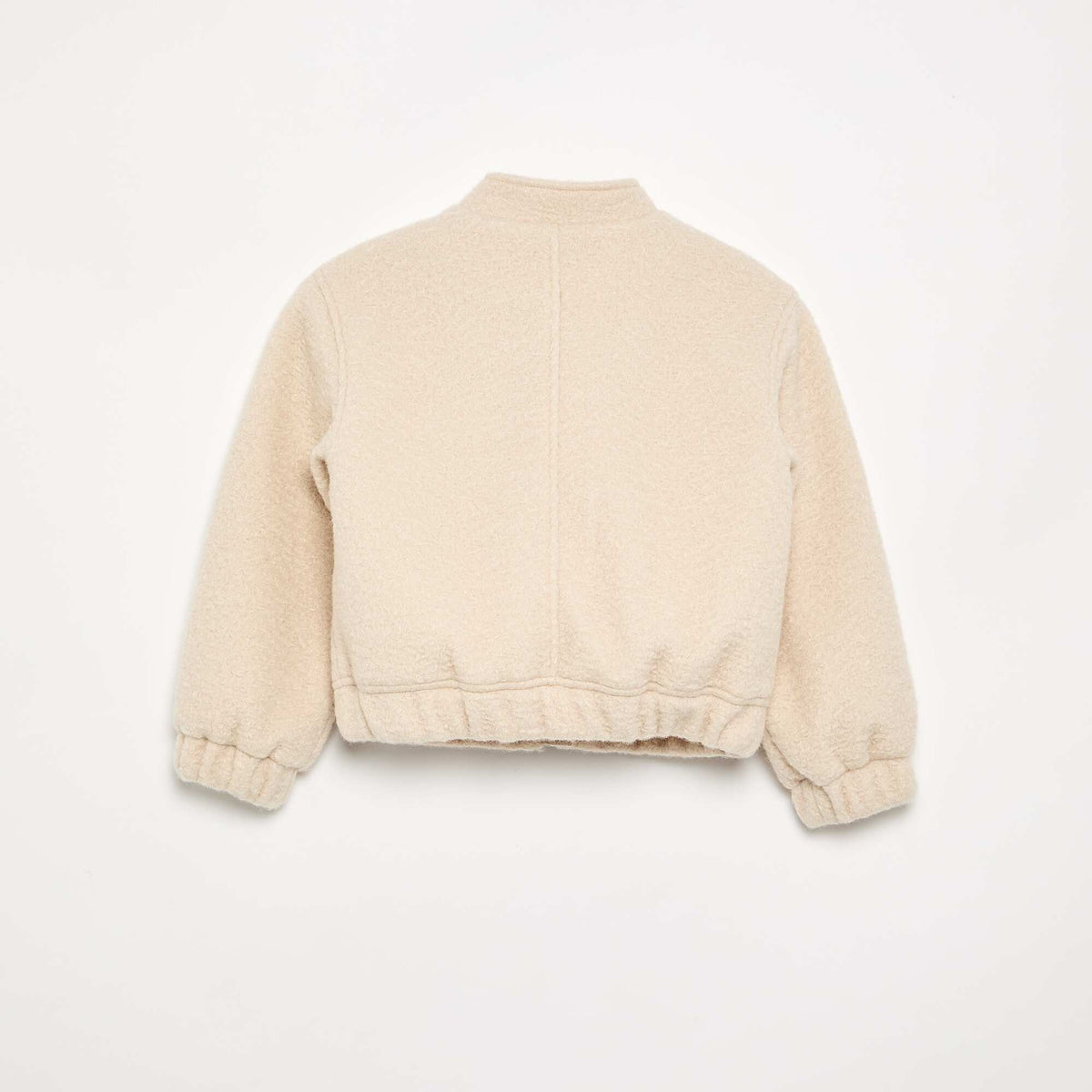 Faux wool jacket BEIGE