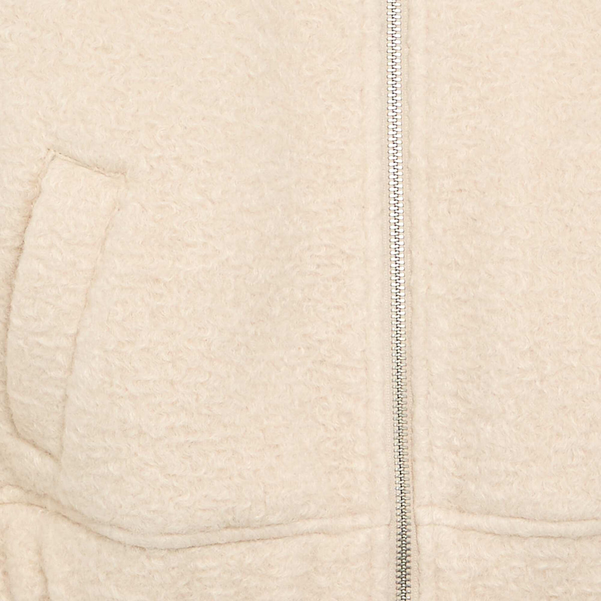 Faux wool jacket BEIGE