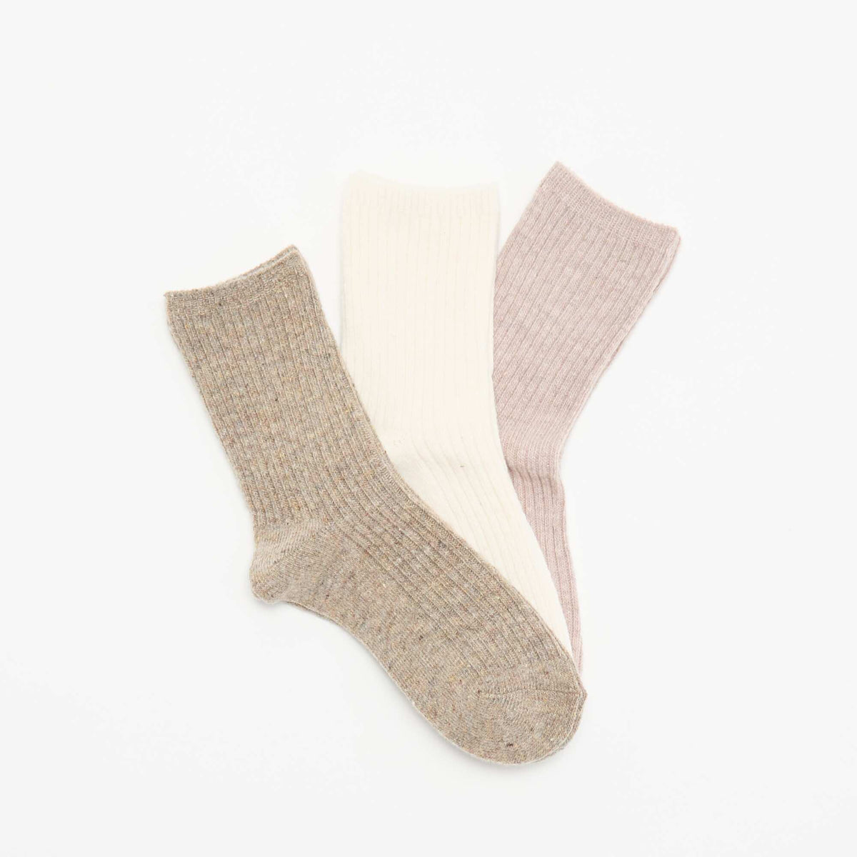 3-Pack of Plain Ankle Socks PINK