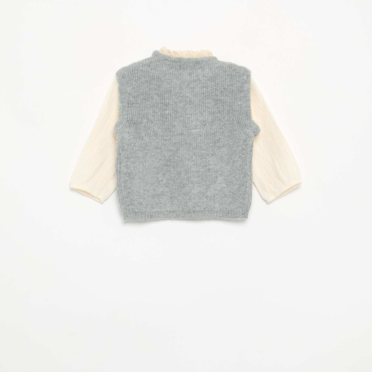 2-piece set - 2-in-1 sweater + leggings GREY