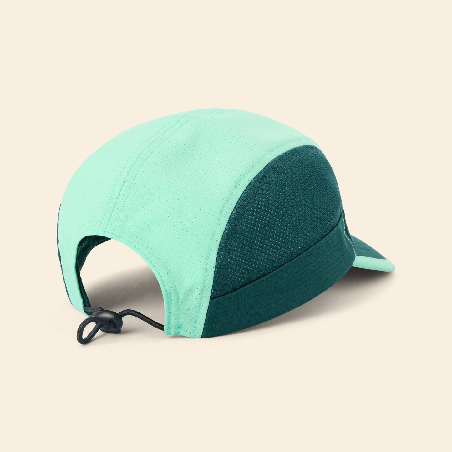 Running cap with soft brim GREEN