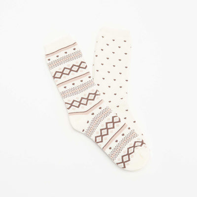 2-Pack of Lined Socks WHITE