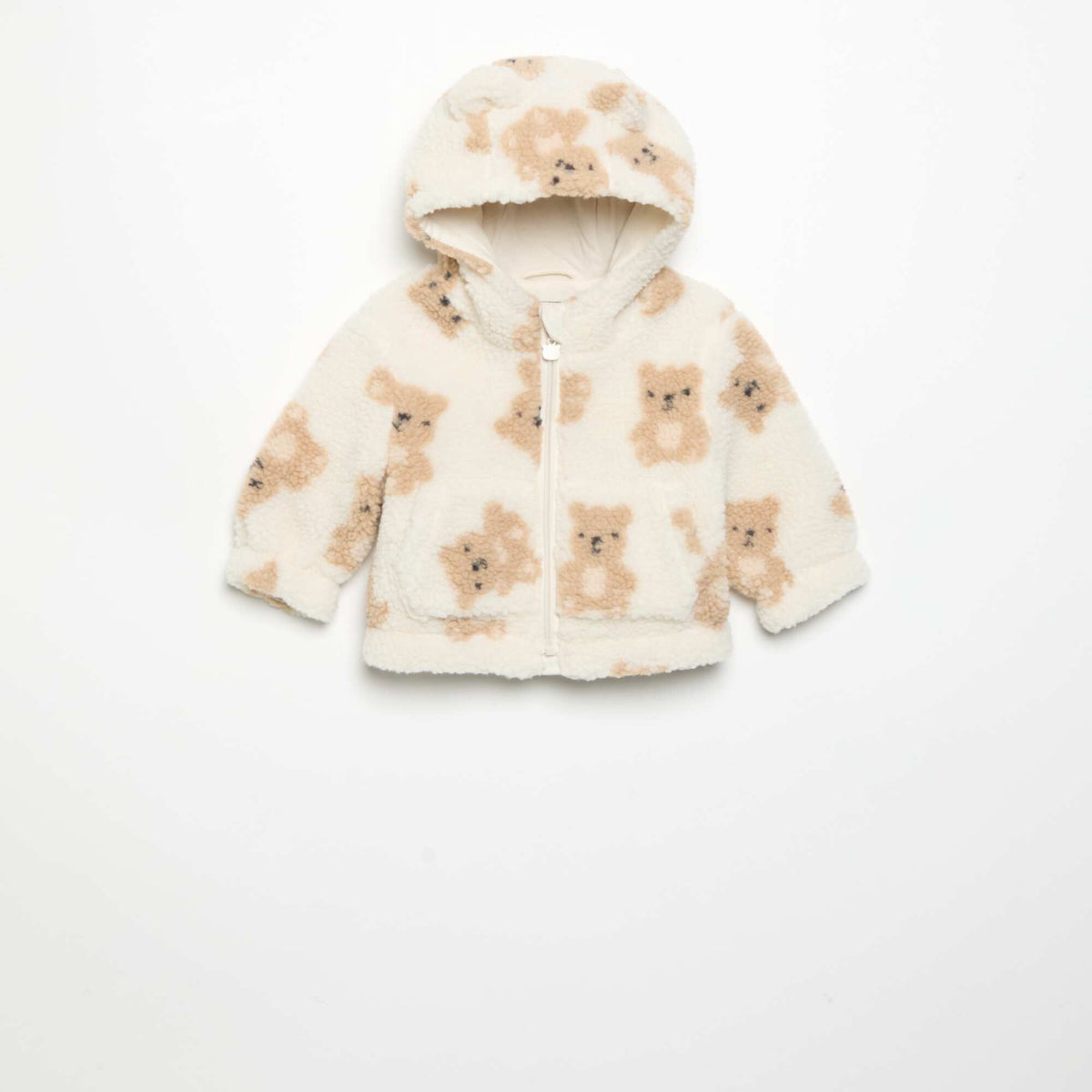 Shearling-look jacket BEIGE
