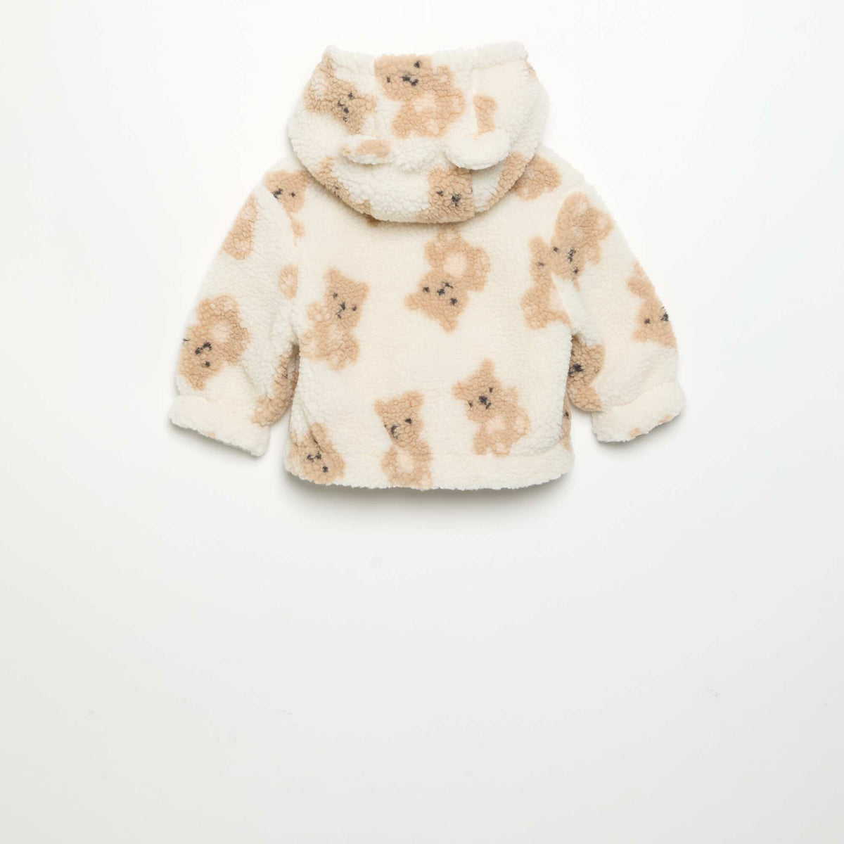 Shearling-look jacket BEIGE