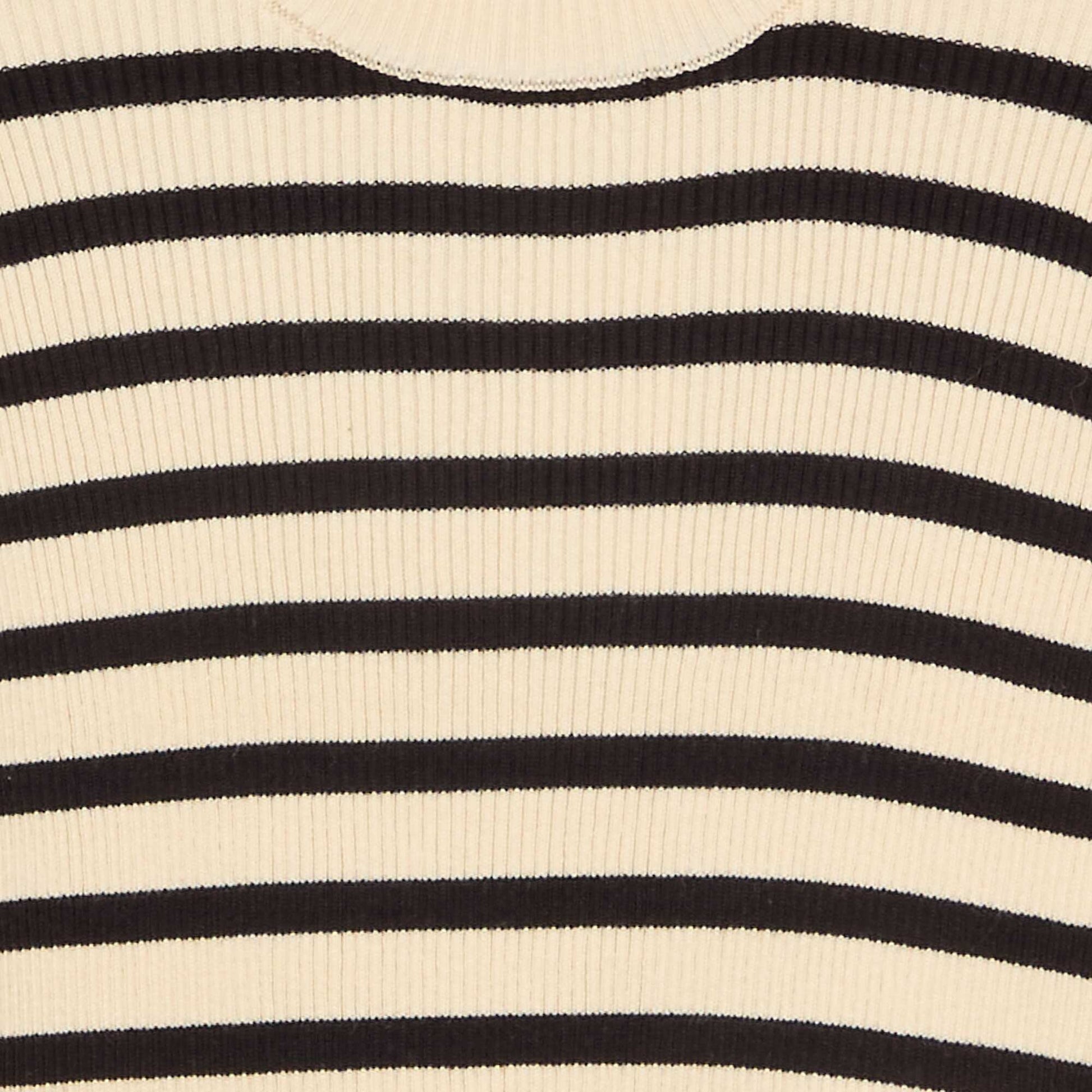 Ribbed knit jumper BLACK