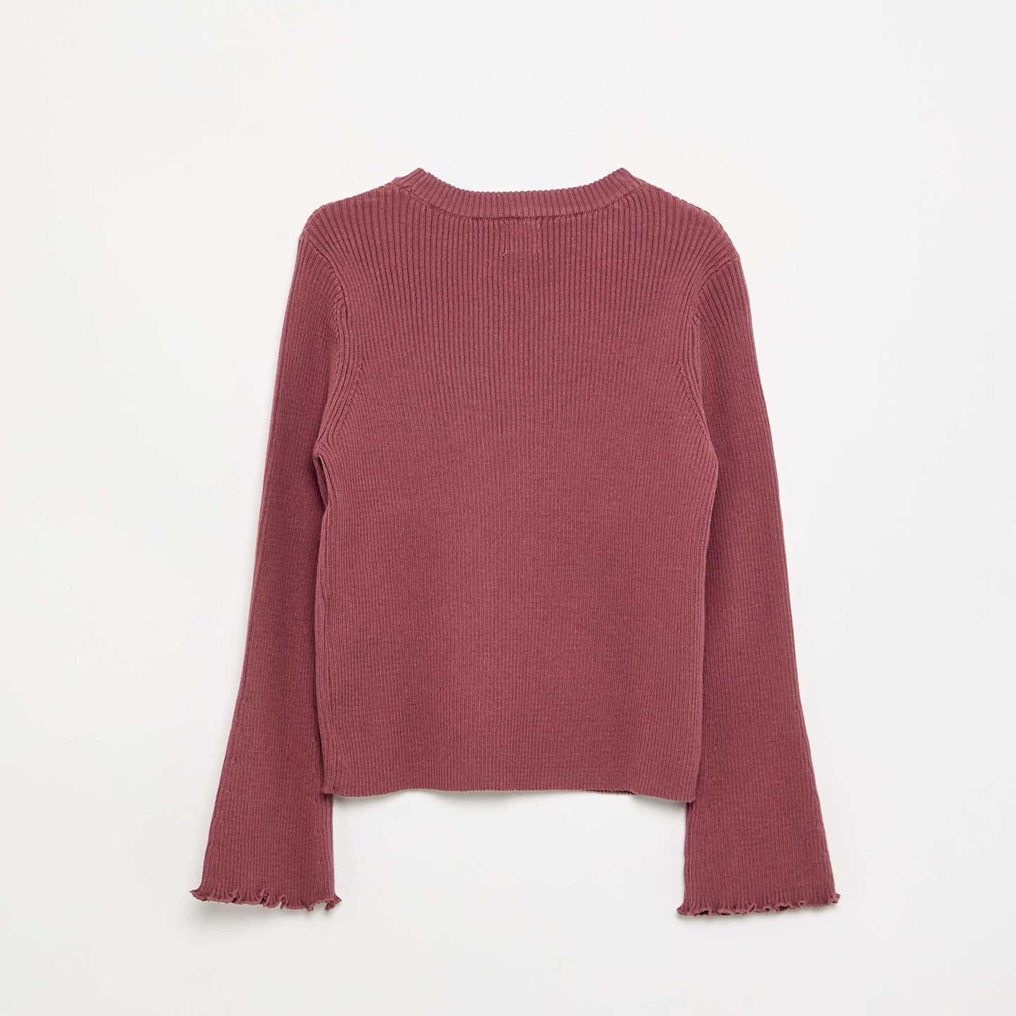 Ribbed knit jumper PINK